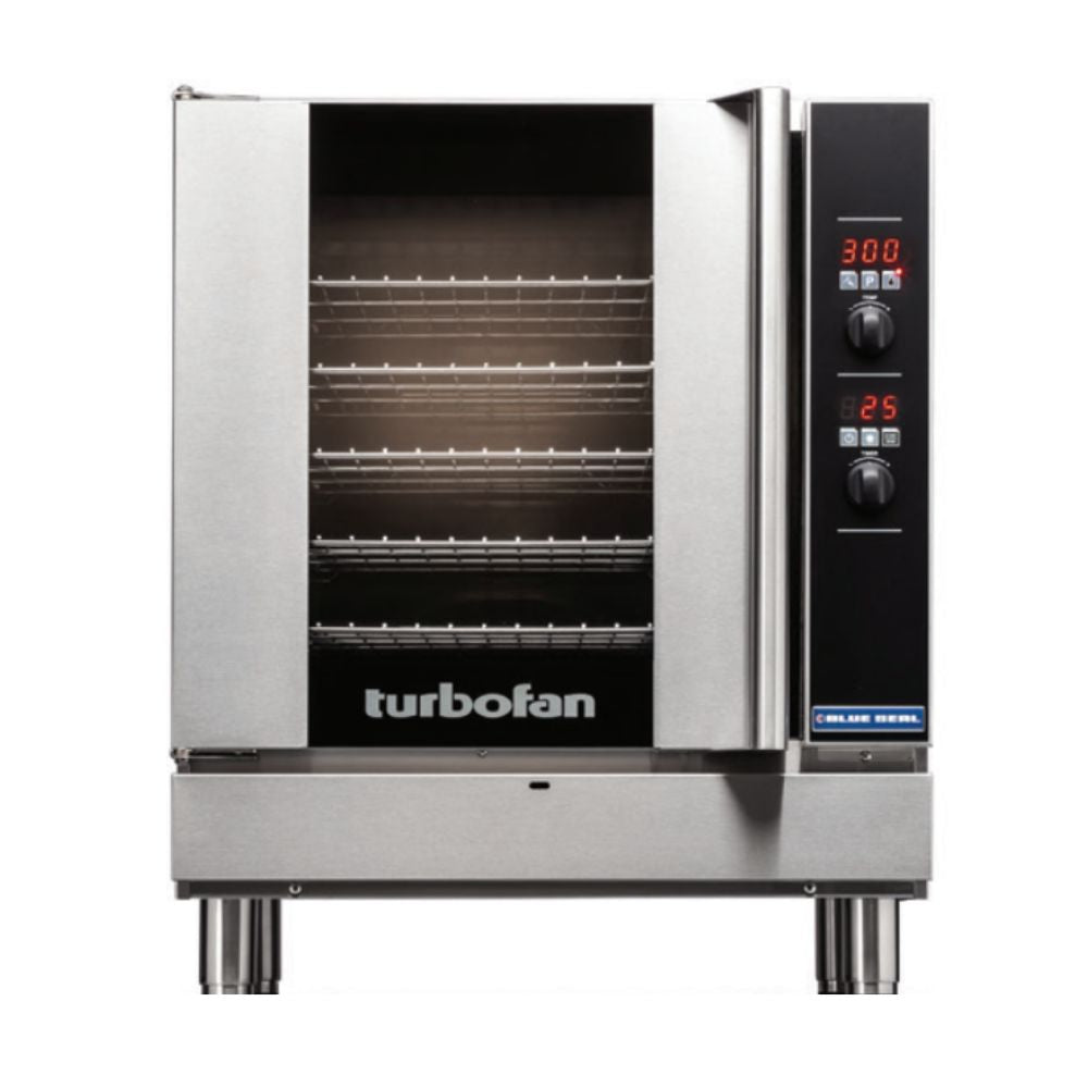 Turbofan G32D5 Full Size Countertop Convection Oven with Digital Controls - 33,000 BTU Natural Gas - Perfect for Restaurants, Bakeries & Home Kitchens