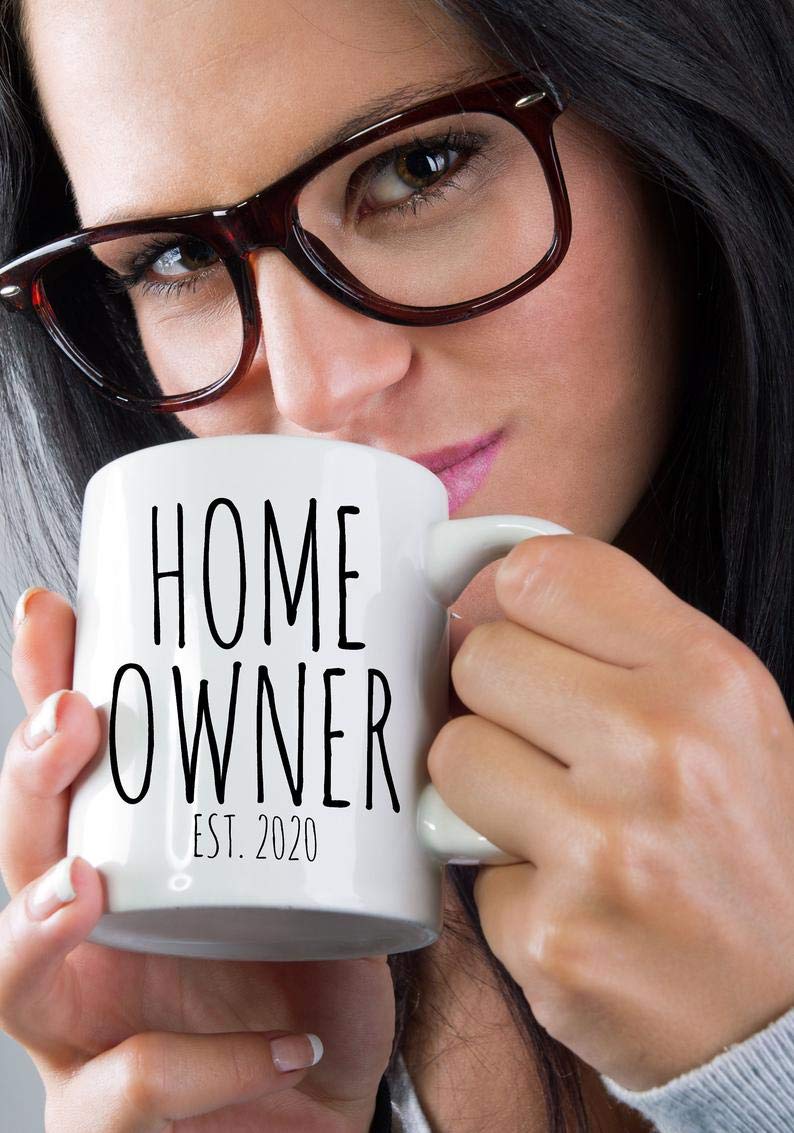 New Homeowner Coffee Mug - Housewarming Gift for Home Buyers & Real Estate Agents - Perfect Closing Gift for Clients - Ceramic Mug for Coffee, Tea & Hot Drinks - Ideal for Housewarming Parties & New Home Celebrations