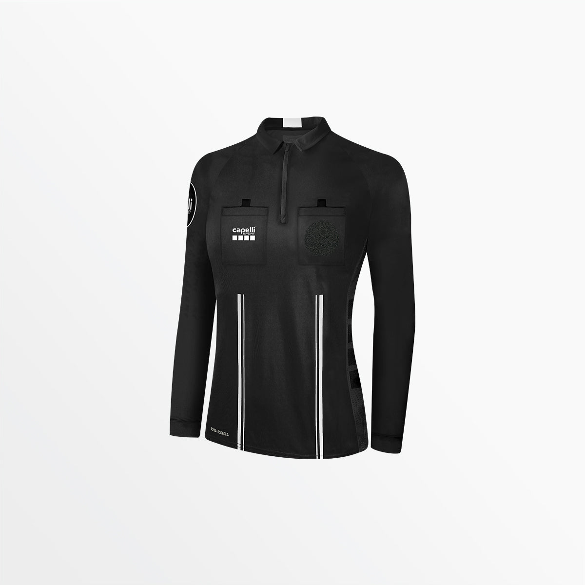 Women's Official Referee 1/4 Zip Long Sleeve Jersey - Perfect for Soccer, Basketball & Volleyball Games, Training & Outdoor Sports