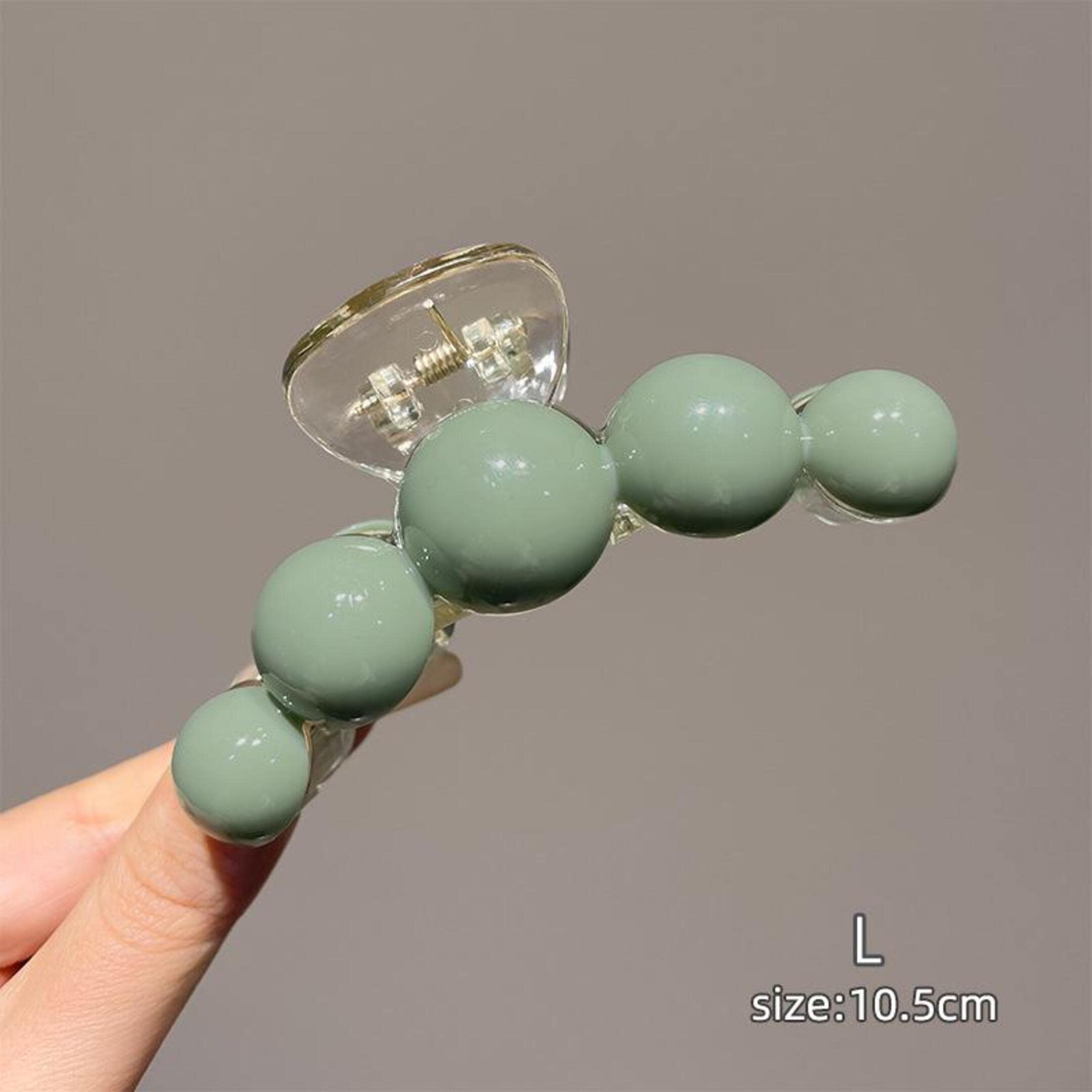 ANNA CREATIONS Korean Fashion Hair Clips - Large Pearl Hair Claw Clips for Women & Girls, Stylish Barrettes & Jaw Clutches for Long Hair (Set of 2) - Perfect for Weddings, Parties & Everyday Hairstyles