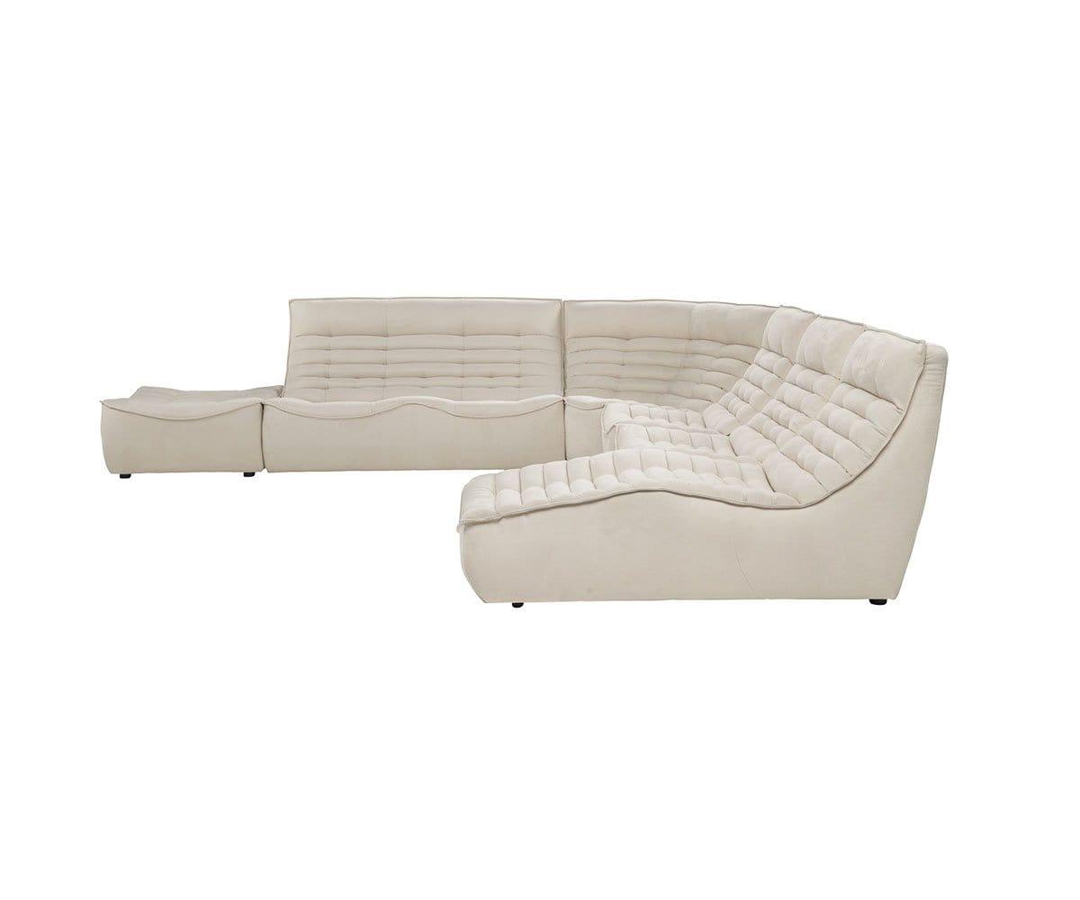 Diego 6-Piece Modular Sectional Sofa Set - Modern L-Shaped Couch with Reversible Chaise for Living Room, Lounge & Family Room - Comfortable & Stylish Home Furniture