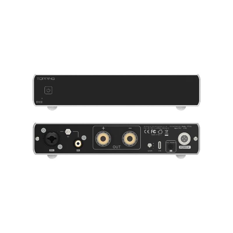 TOPPING B100 Mono Pure Power Amplifier - High-Fidelity Audio Amplifier for Home Theater & Studio Use | Perfect for Audiophiles & Professional Sound Systems