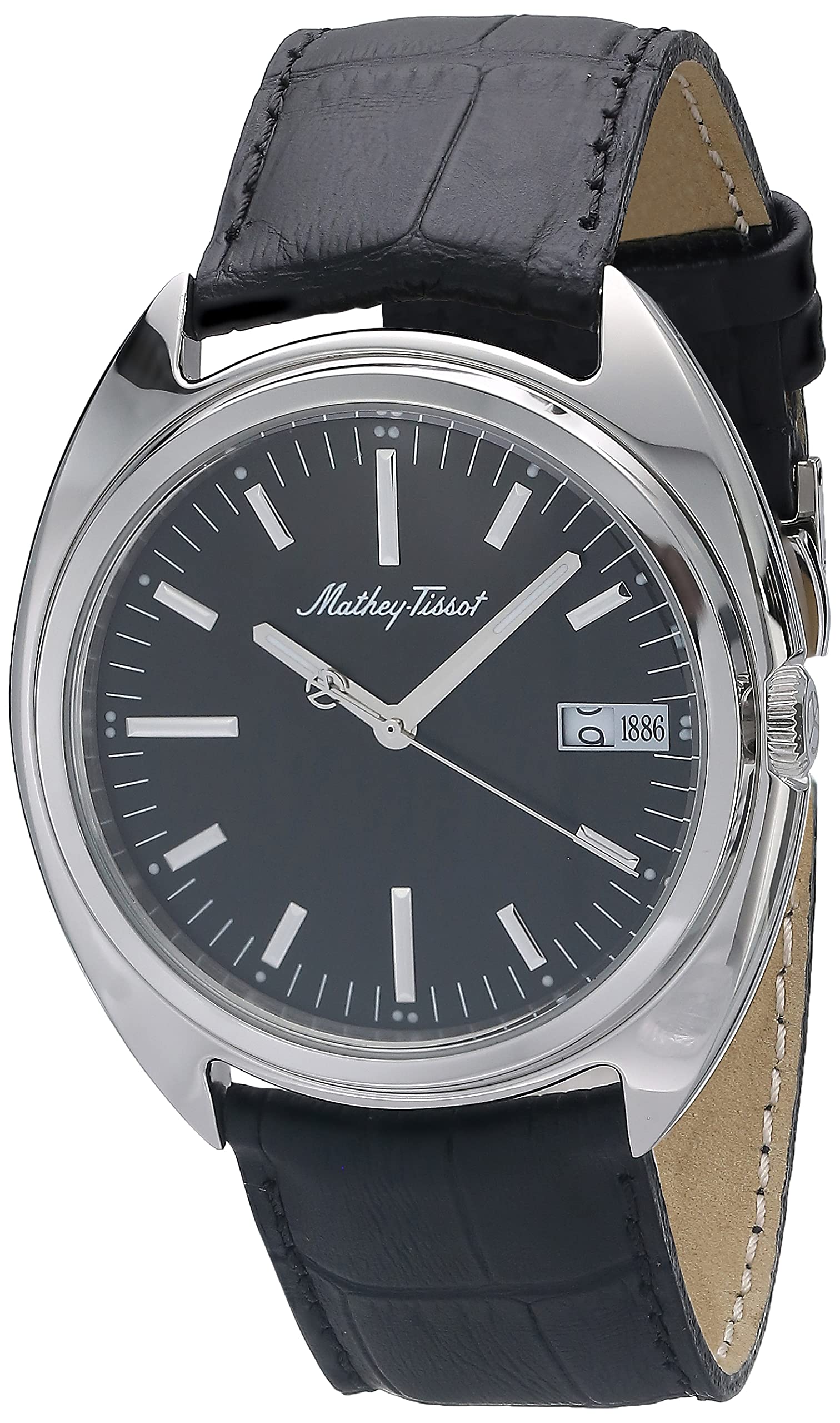Mathey Tissot Men's Classic Automatic Watch - Luxury Swiss Timepiece for Business & Formal Occasions | Waterproof Dress Watch for Groomsmen, Professionals & Special Events