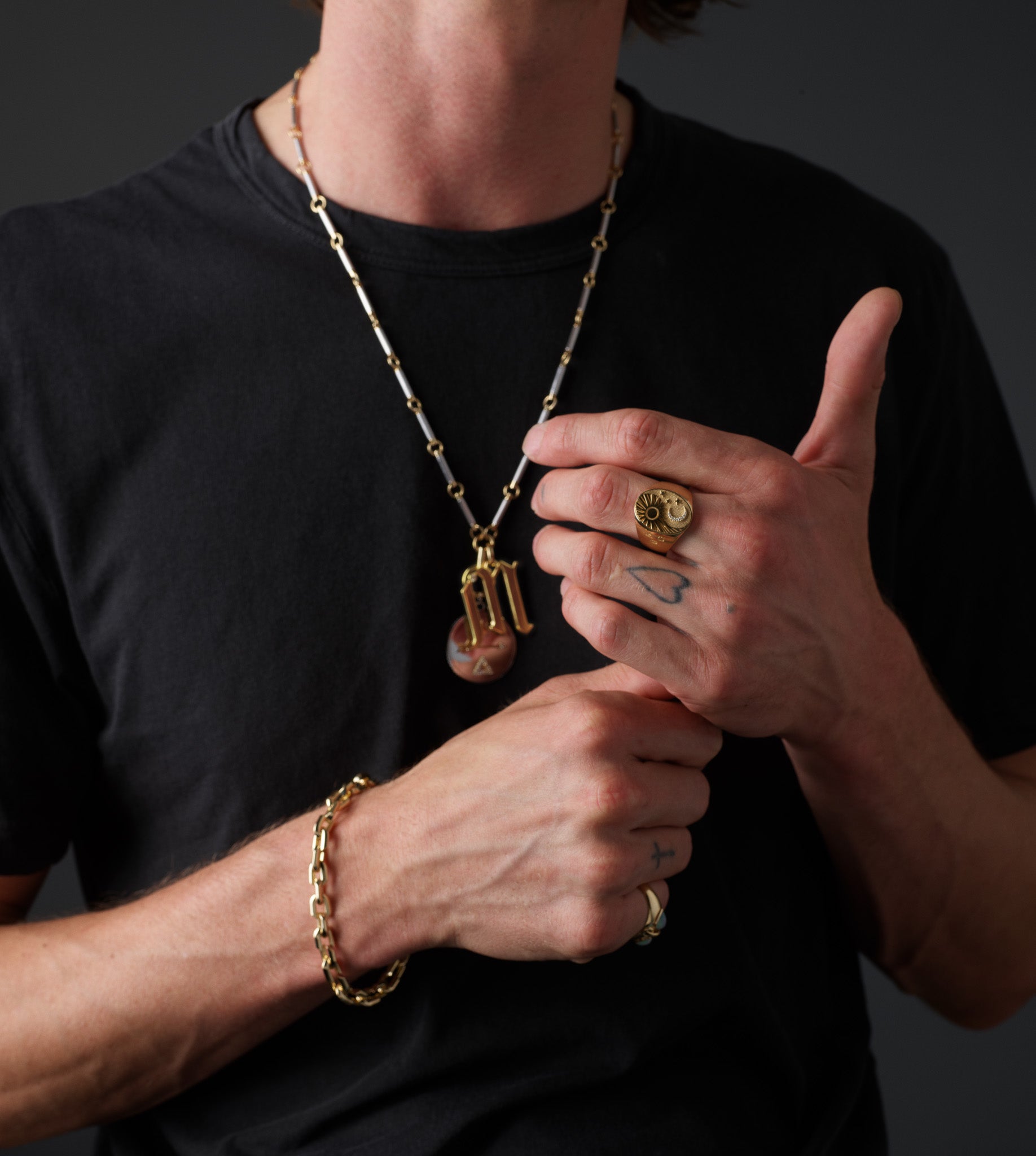 Big Daddy Signet Ring for Men - Sterling Silver Bold Statement Jewelry - Perfect for Gifts, Weddings & Special Occasions