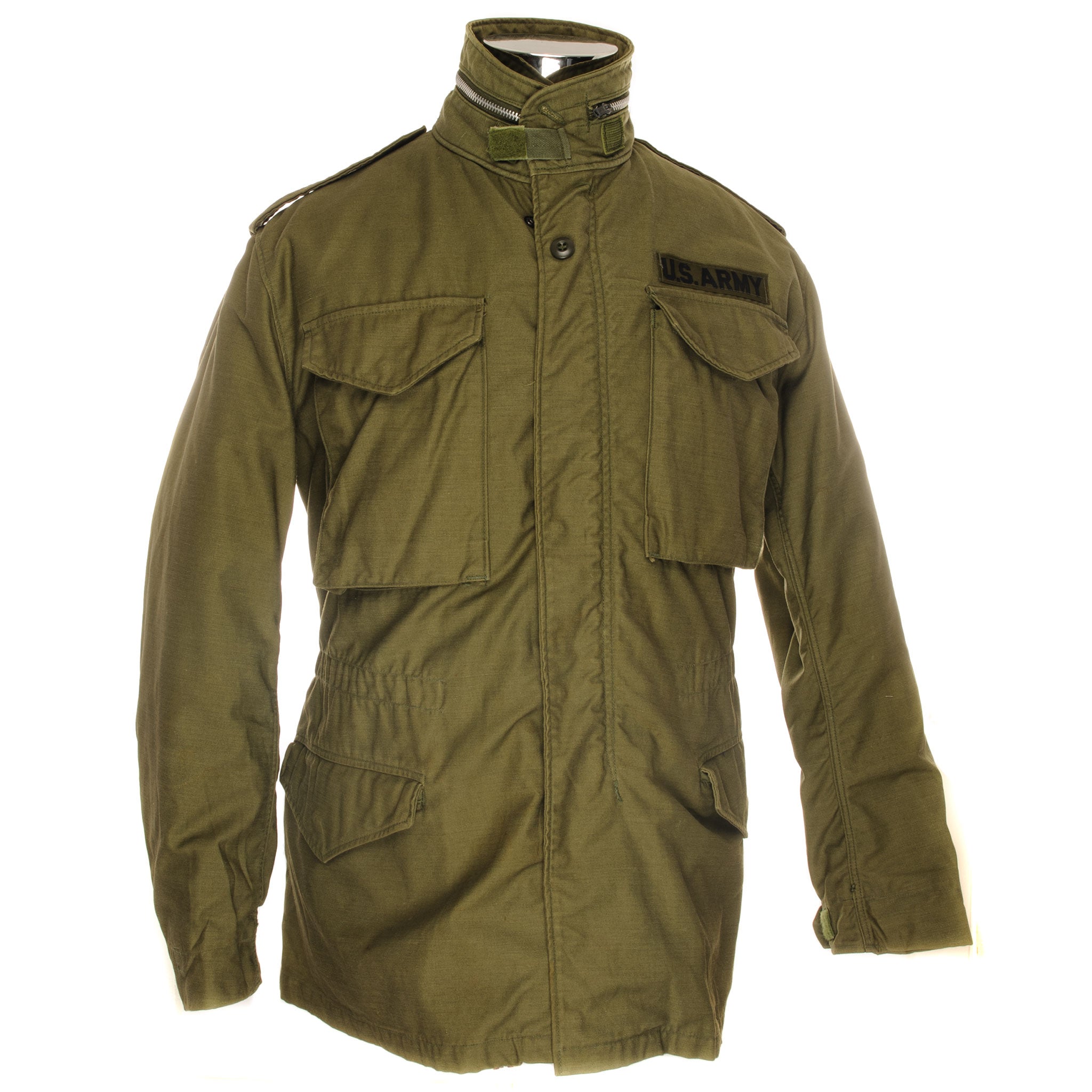 Vintage US Army M-1965 M65 Field Jacket - Vietnam War Era Military Jacket - Small Regular Size - Perfect for Outdoor Adventures, Historical Reenactments & Casual Wear