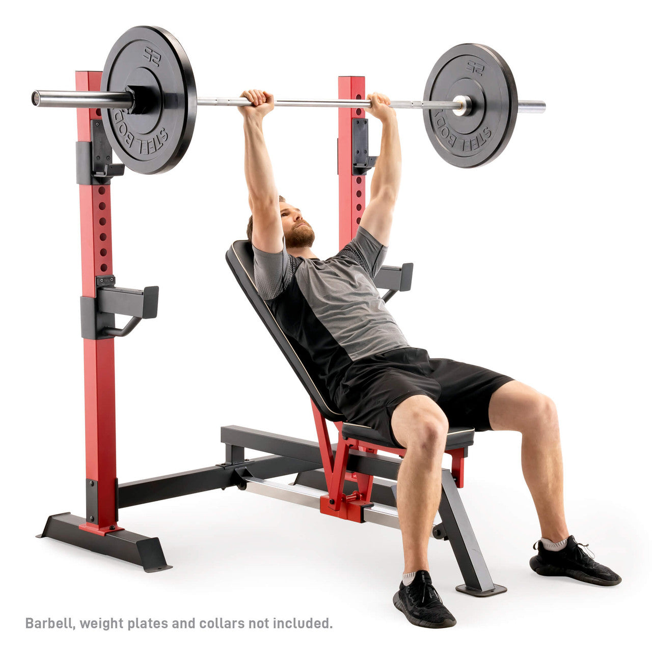 Marcy Olympic Weight Bench MWB-7096 - Adjustable Strength Training Bench for Home Gym, Full Body Workout - Perfect for Squats, Bench Press & Dumbbell Exercises