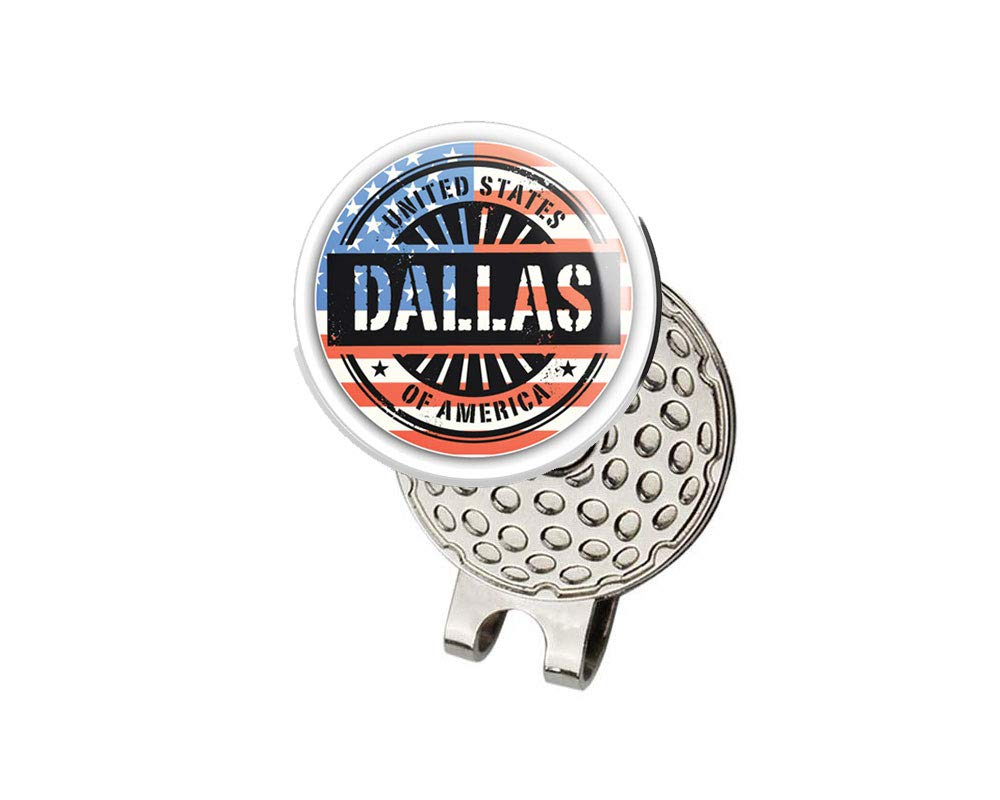Michigan Golf Hat Clip with Magnetic Ball Marker - Durable Travel Accessory for Golfers - Perfect for Golf Courses, Tournaments & Outdoor Adventures