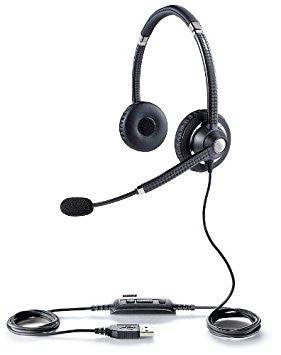 Jabra UC VOICE 750 Duo Dark Wireless Headset - Noise Cancelling Office Headphones with Boom Mic for Clear Calls | Perfect for Remote Work, Video Conferencing & Customer Service