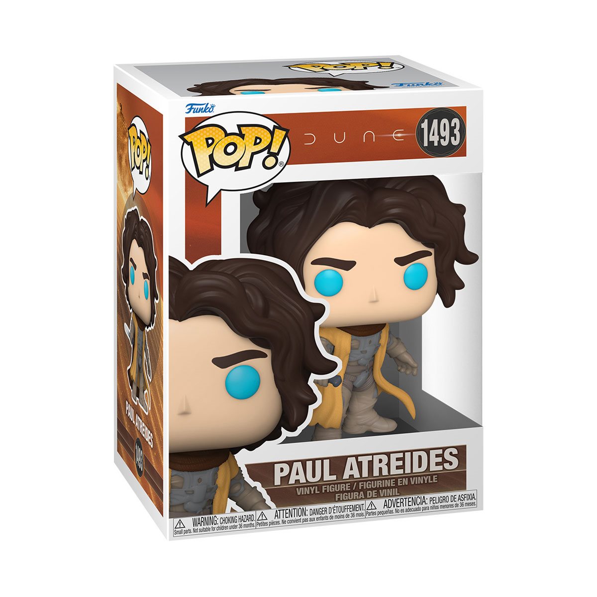 Dune 2 Paul Atreides Funko Pop! Vinyl Figure #1493 - Collectible Movie Character Toy for Fans & Gift Idea - Perfect for Display, Collections, and Dune Merchandise Enthusiasts