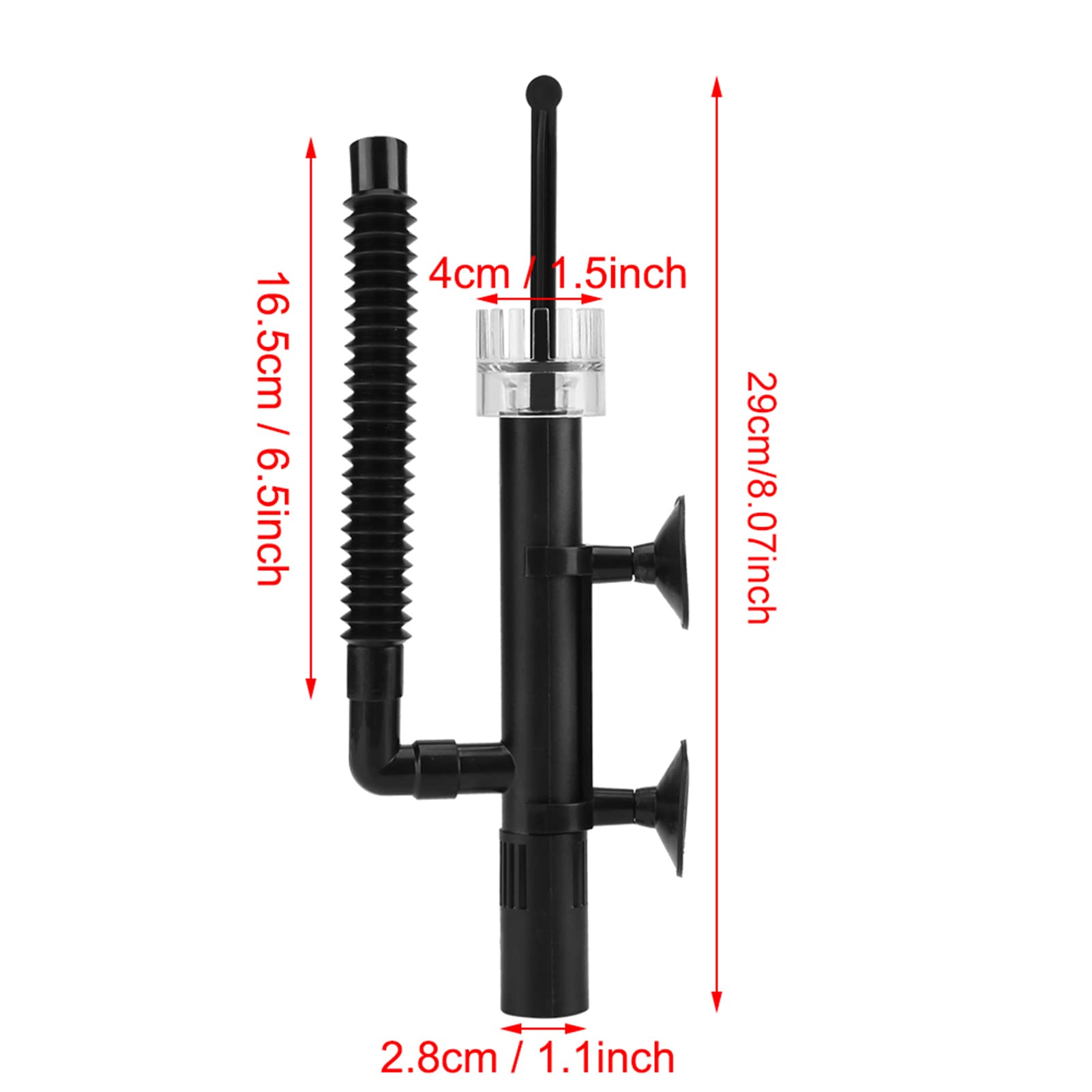 Premium FDIT Aquarium Protein Skimmer - Efficient Oil & Waste Removal for Fresh & Saltwater Fish Tanks - Ideal for Coral Reef & Marine Aquariums - Perfect Water Clarity Solution