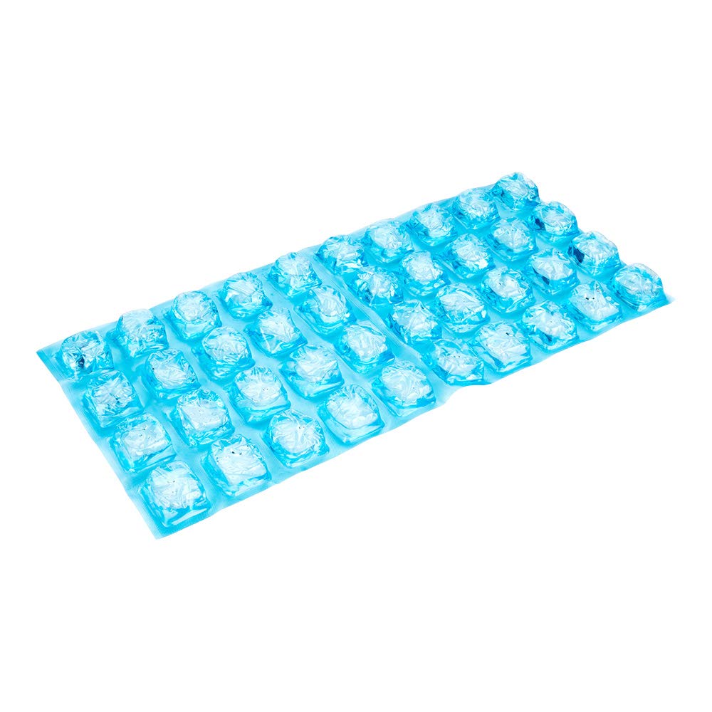 Restaurantware Cater Ice 19 x 8 Inch Reusable Gel Ice Pack Sheet - Leakproof Flexible Blue Plastic Ice Blanket for Coolers, Lunch Boxes & Food Storage | Perfect for Picnics, Camping & Meal Prep