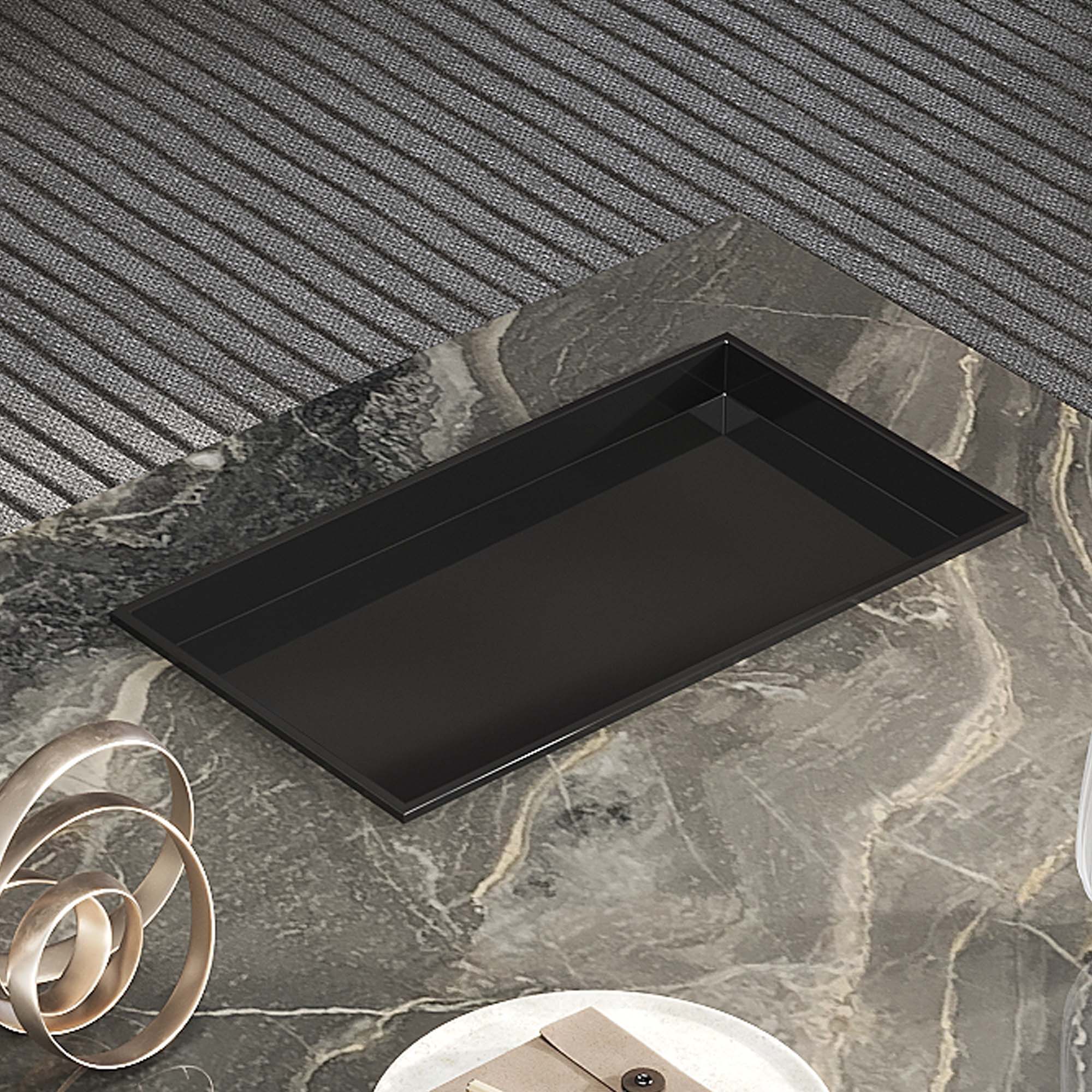 Modern Luxury Sintered Stone Rectangle Coffee Table - Minimalist Living Room Centerpiece for Home Decor & Entertaining
