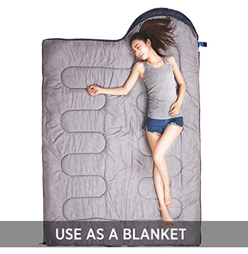 Ultralight 3-Season Camping Sleeping Bag - Portable Envelope Design for Backpacking, Hiking & Outdoor Adventures - Perfect for Camping Trips, Mountain Climbing and Wilderness Exploration