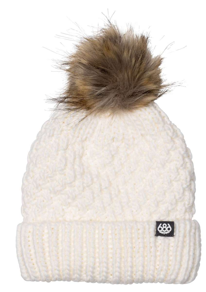 686 Ladies Majesty Cable Knit Beanie Winter Hat 2023 - Warm Knitted Beanie for Women, Fashion Cable Knit Hat for Cold Weather, Outdoor Activities & Street Style
