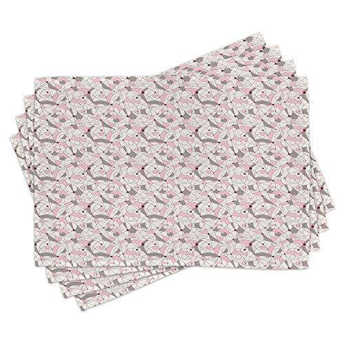Pale Pink Beige Grey