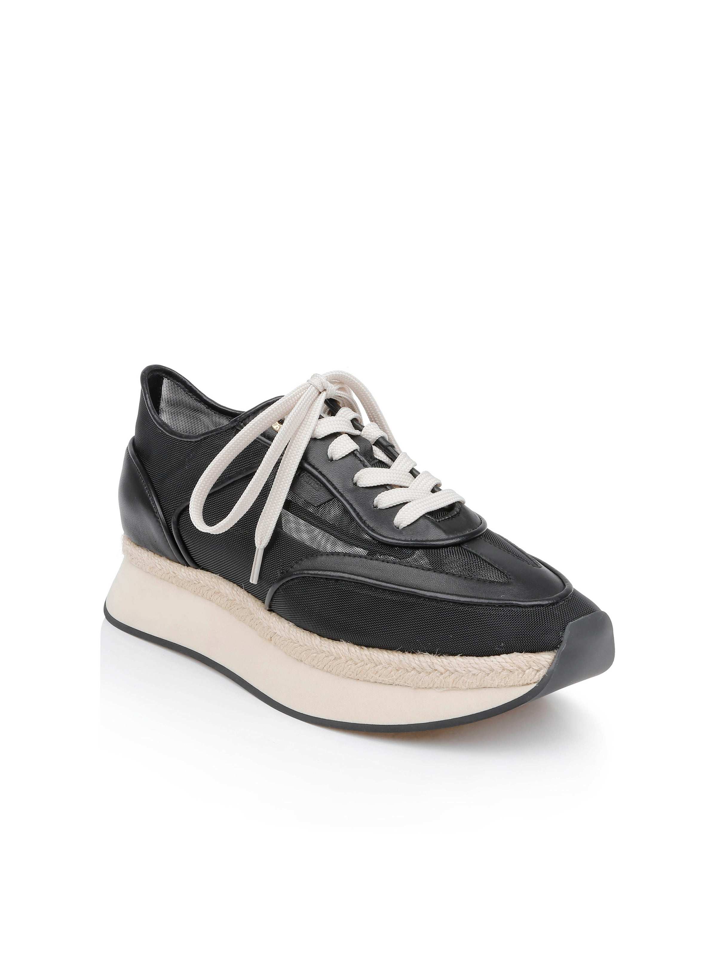 Iris Mesh Platform Sneakers for Women - Lightweight Comfortable Fashion Sneakers for Walking, Running & Casual Wear