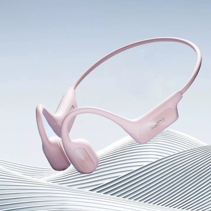 Sanag B51S Pro RunBeat 1st Gen Open Ear Bone Conduction Headphones - Wireless Bluetooth Sport Headset for Running, Cycling & Outdoor Activities
