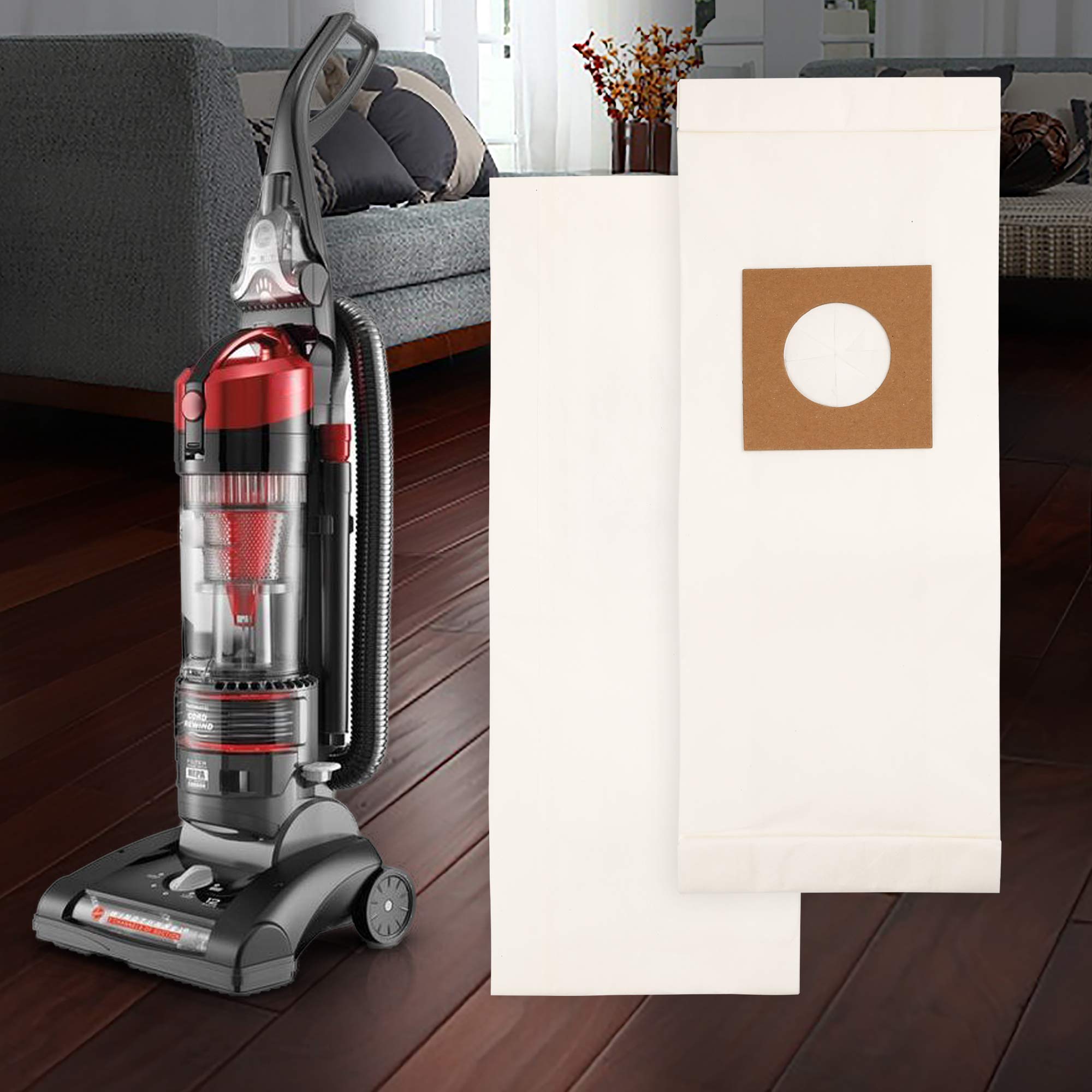 LotFancy 22 Pack Upright Vacuum Bags for Hoover Type Y Z Windtunnel #4010100Y - Micro Filtration Replacement Vacuum Cleaner Bags | Compatible with Hoover WindTunnel Upright Vacuums | Ideal for Pet Hair, Allergies & Deep Cleaning
