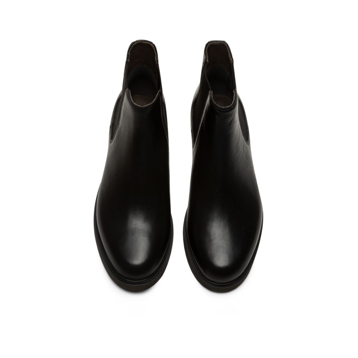 Camper Women's Iman Black Leather Slip-On Loafers - Comfortable Casual Shoes for Work, Travel & Everyday Wear