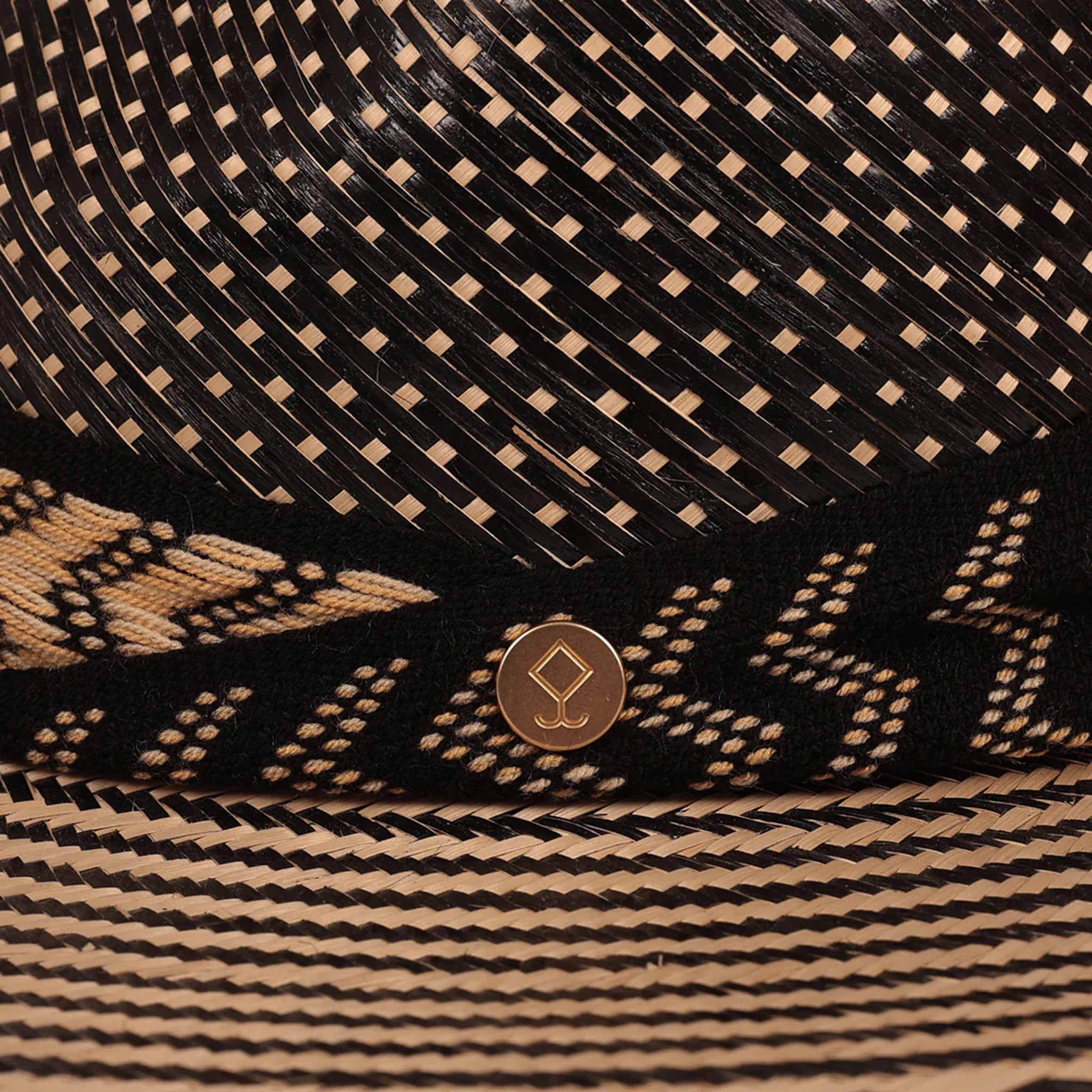 Sierra Ikara Hat for Women - Natural & Black Sun Hat for Outdoor, Beach, Hiking, and Travel Protection