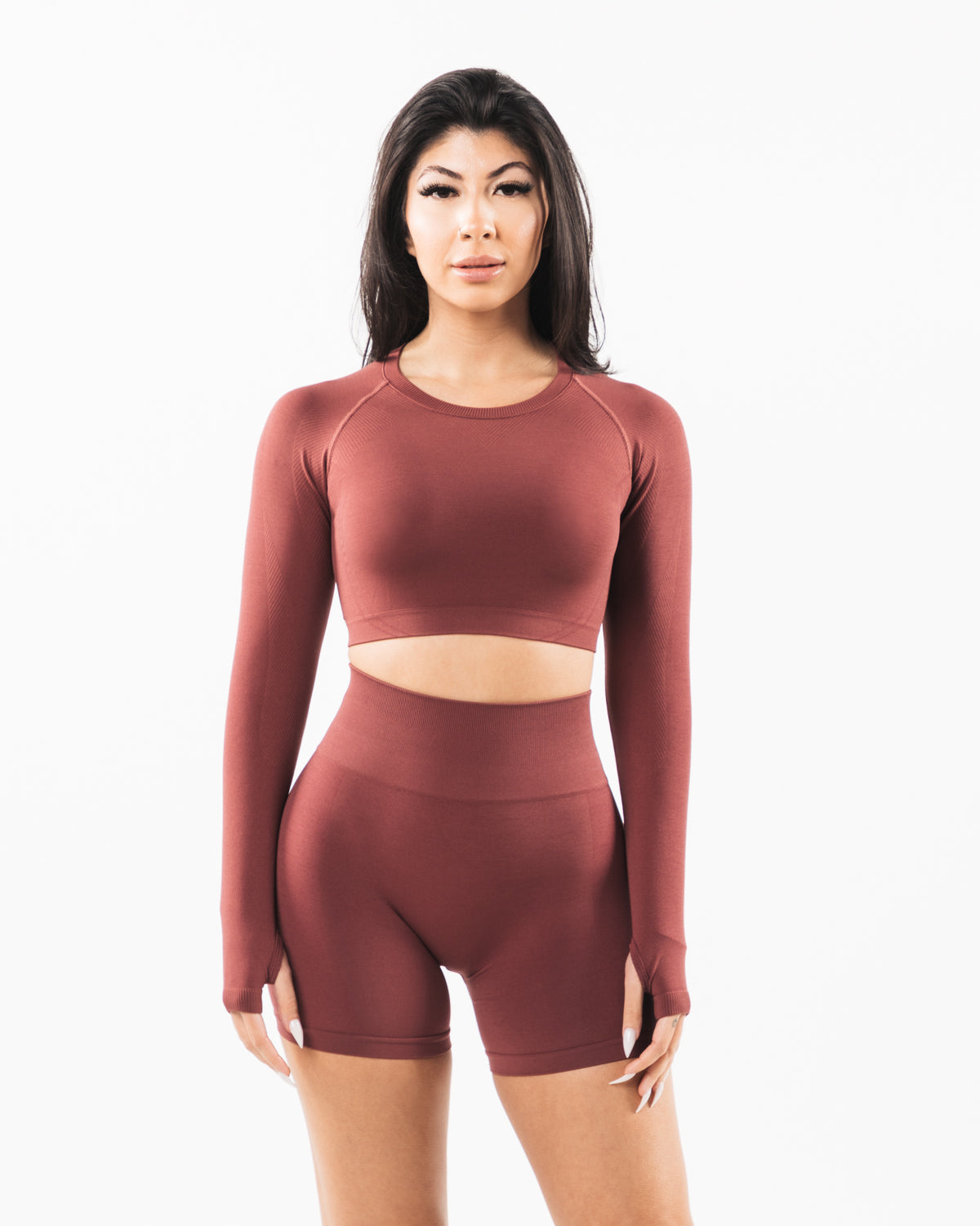 Stratus LS Crop Top for Women - Autumn Collection | Comfortable & Stylish Fall Fashion for Casual Outings and Layering