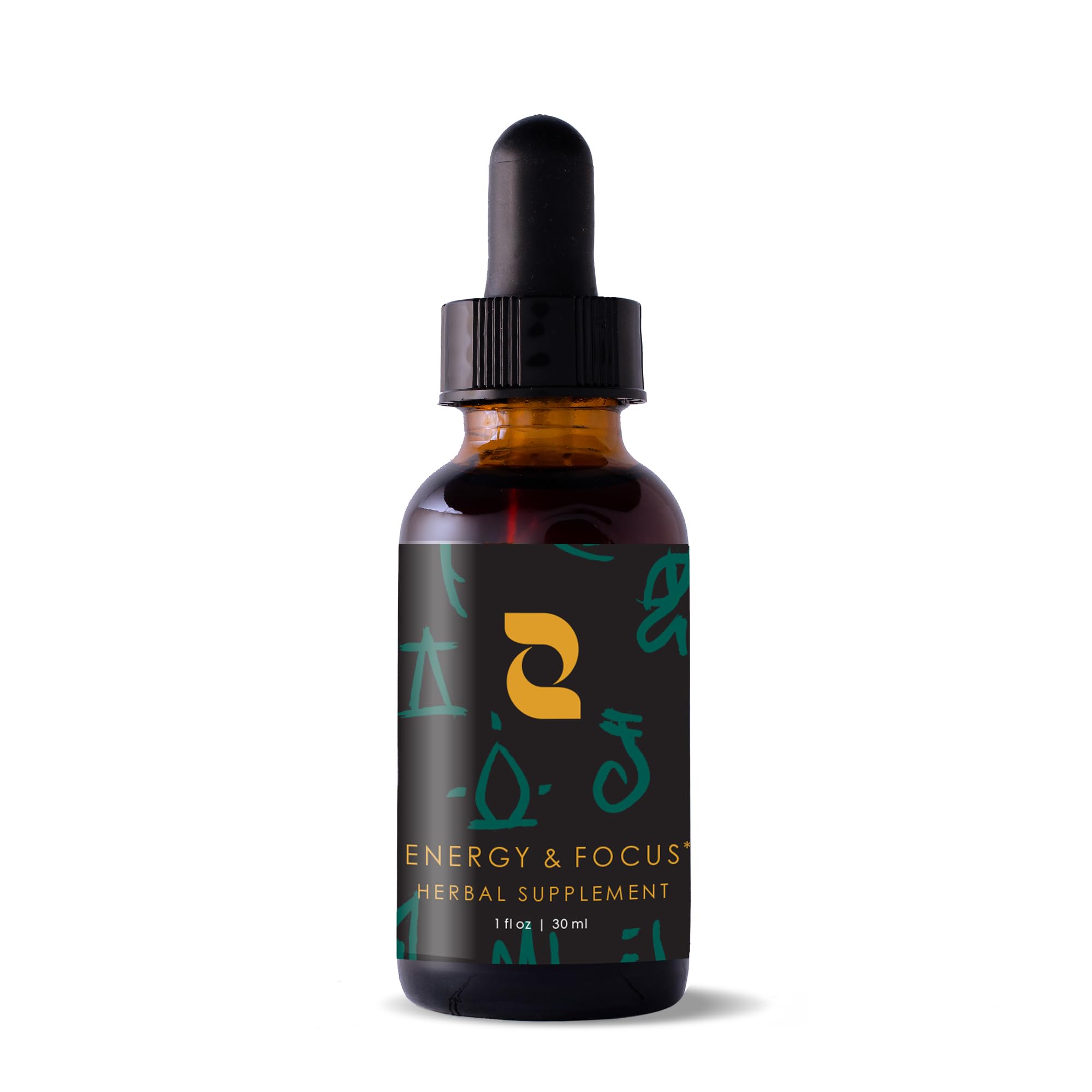 Redmint Energy & Focus Herbal Tincture - Natural Herbal Supplement with Ashwagandha, Rhodiola, Schisandra & Holy Basil for Mental Clarity & Stamina | Traditional Chinese Medicine Formula | 30ml Bottle | Perfect for Work, Study & Daily Energy Boost