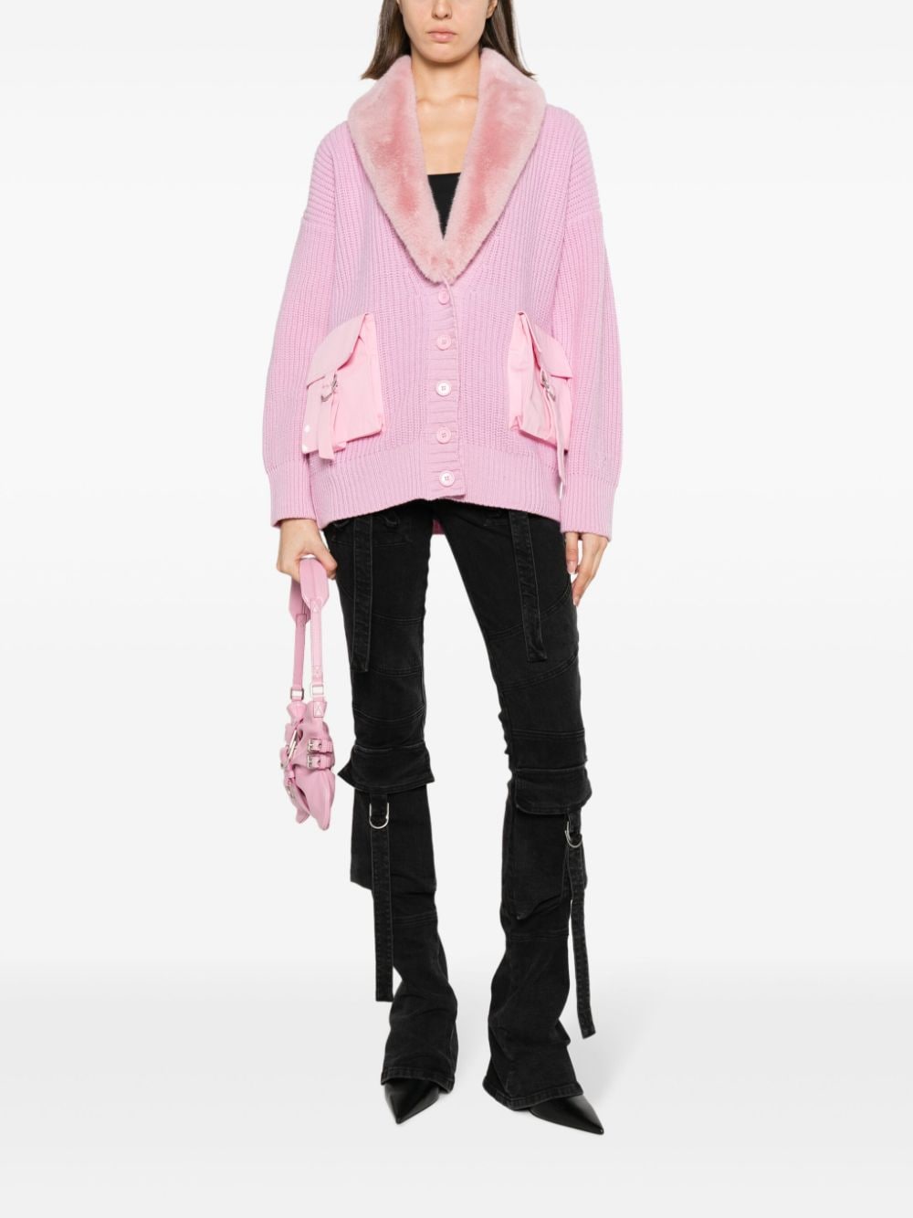 Blumarine Women's Pink Jacket - Stylish & Trendy Outerwear for Fall & Winter Fashion | Perfect for Casual Outings & Date Nights