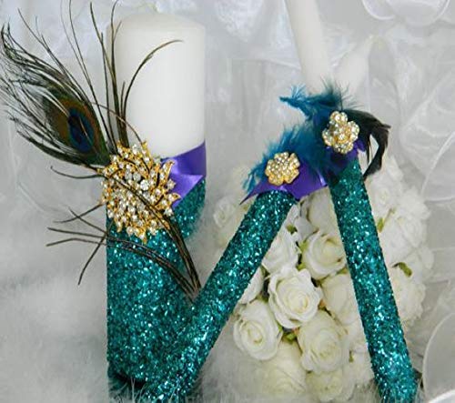 Elegant Wedding Champagne Flutes Set - 2 Crystal Champagne Glasses & 2 Silver Cake Knives (4-Piece) - Perfect for Wedding Toasts, Bridal Showers, Anniversary Gifts & Purple Themed Weddings - Great for Romantic Celebrations, Vow Renewals & Special Occasions
