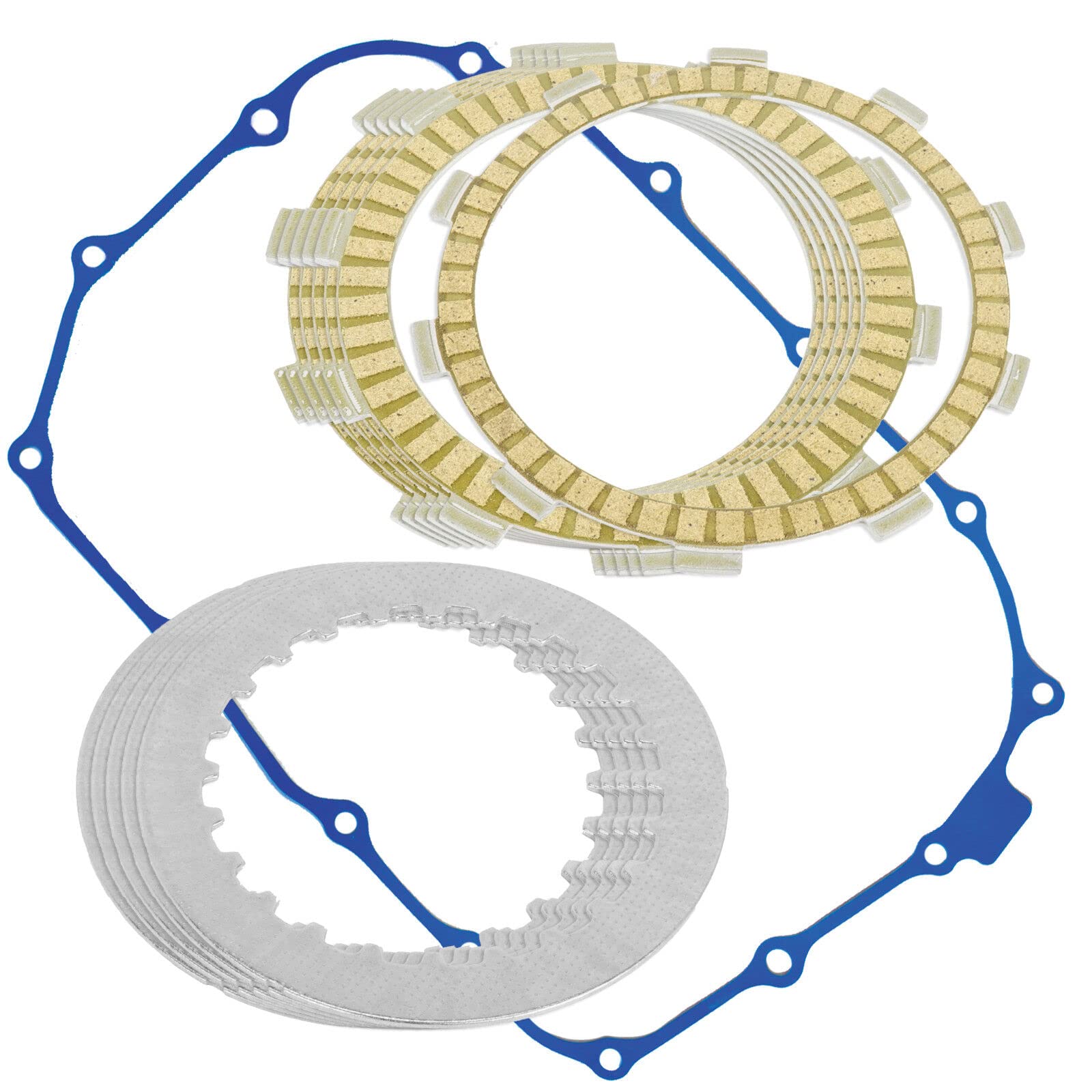 OEM Clutch Friction Plates & Gasket Kit Replacement for Honda VT500C Shadow 500 (1983-1986) - Index DDR965-GTF1-23738 - Perfect for Motorcycle Repair & Maintenance