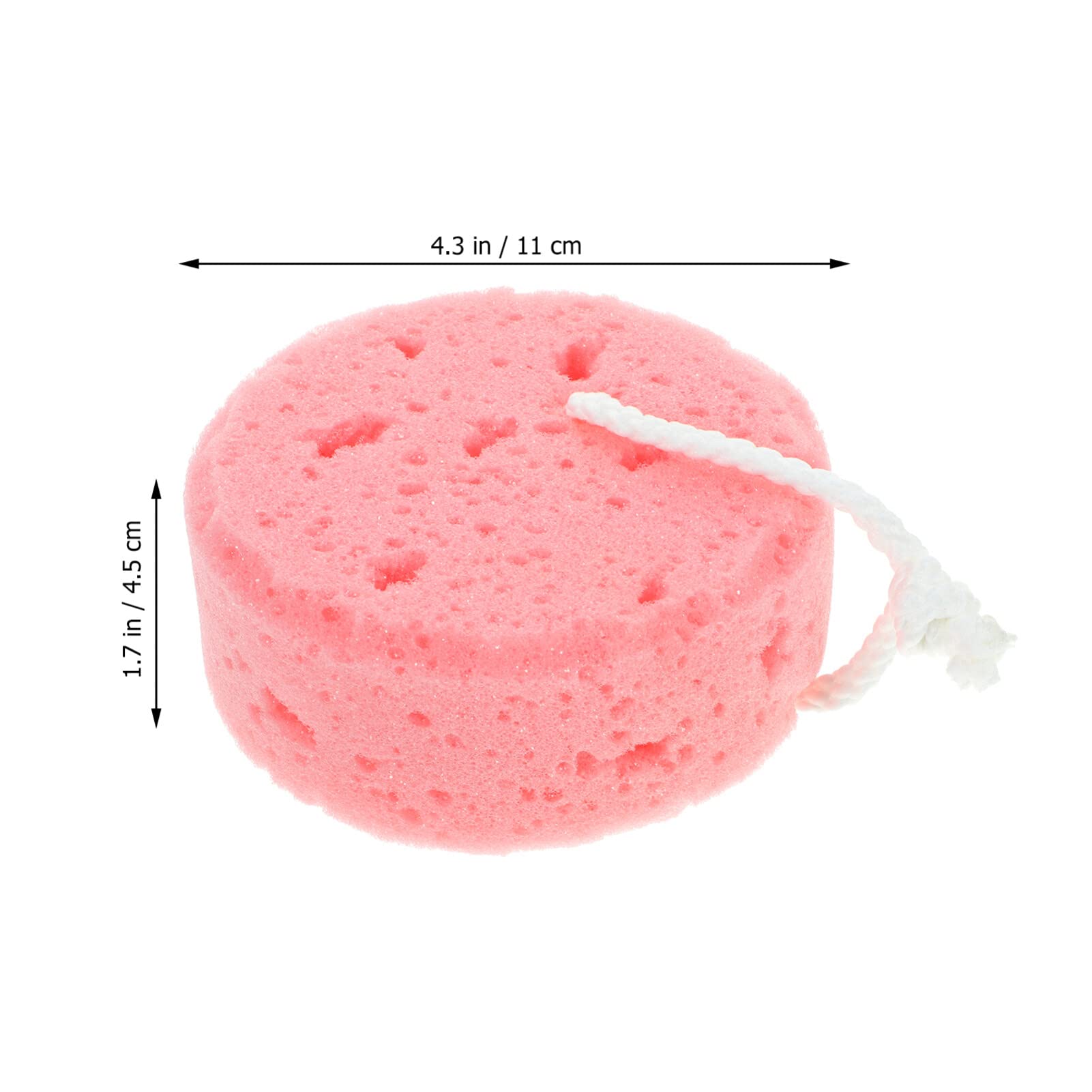 Beaupretty 3-Pack Natural Bath Sponges - Soft Honeycomb Shower Sponges for Exfoliating & Cleansing | Gentle Body Wash Scrubbers for Women, Men & Kids | Perfect for Spa, Shower & Sensitive Skin Care