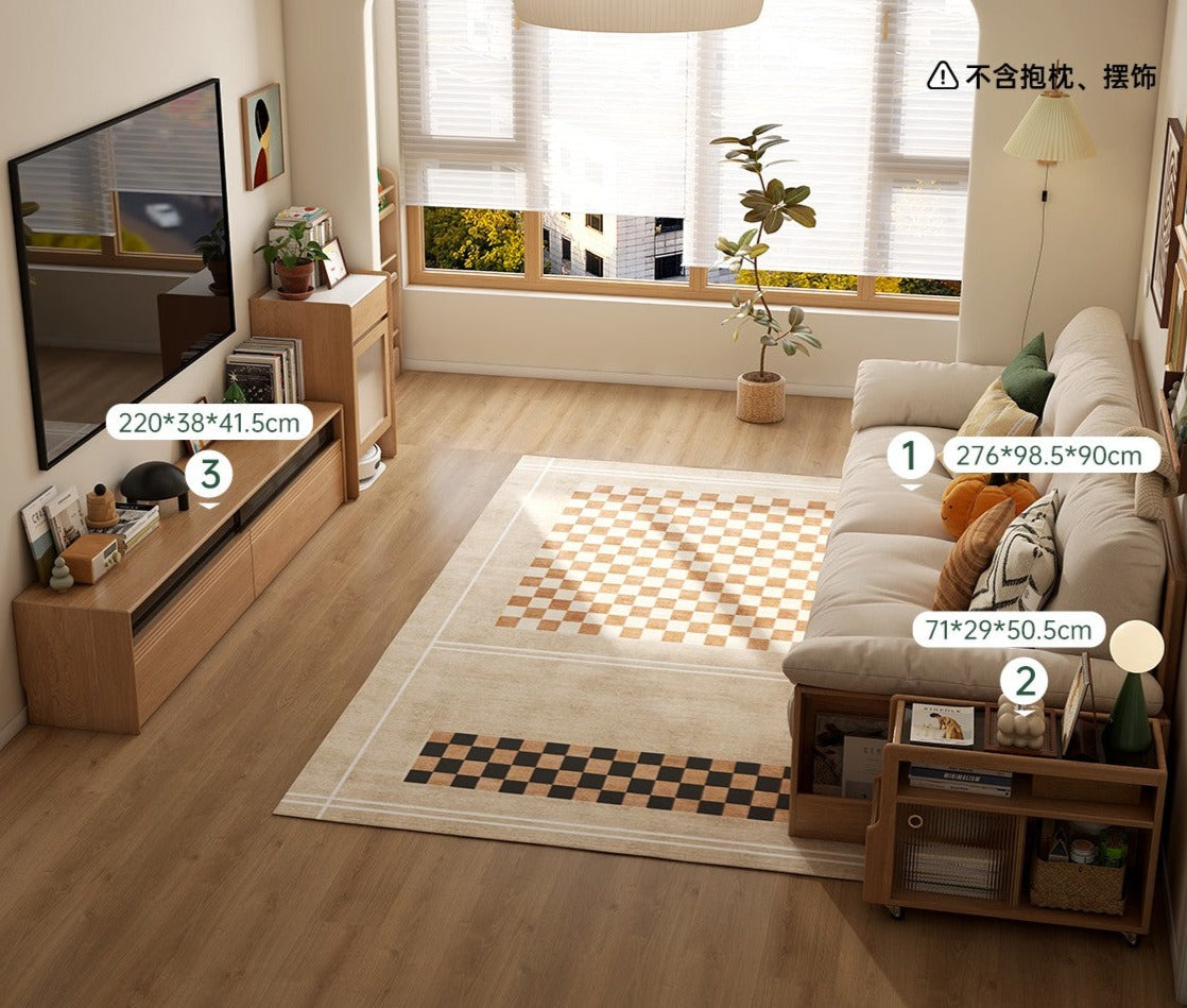 living room two-piece set sofa 108.6*38.6*35.4 inch (276*98