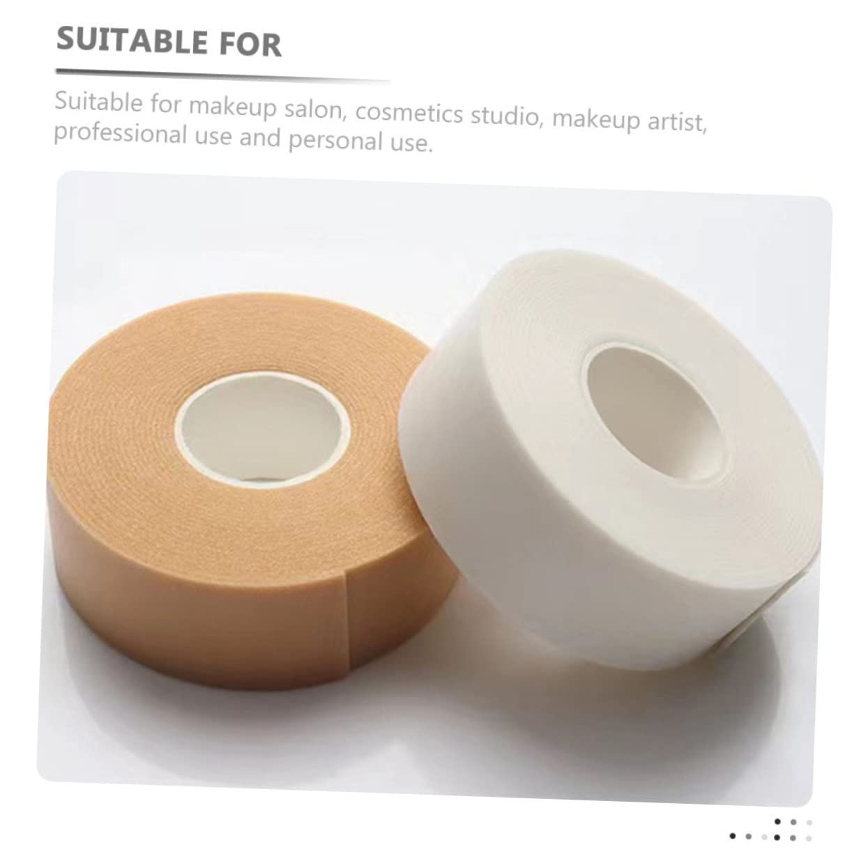 DOITOOL 10 Rolls Eyelash Extension Tape - Professional Lash Bonder & Under Eye Skin Tape for DIY Lash Extensions | Microporous Foam Blindfold | Perfect for Salon, Home Use & Professional Lash Artists