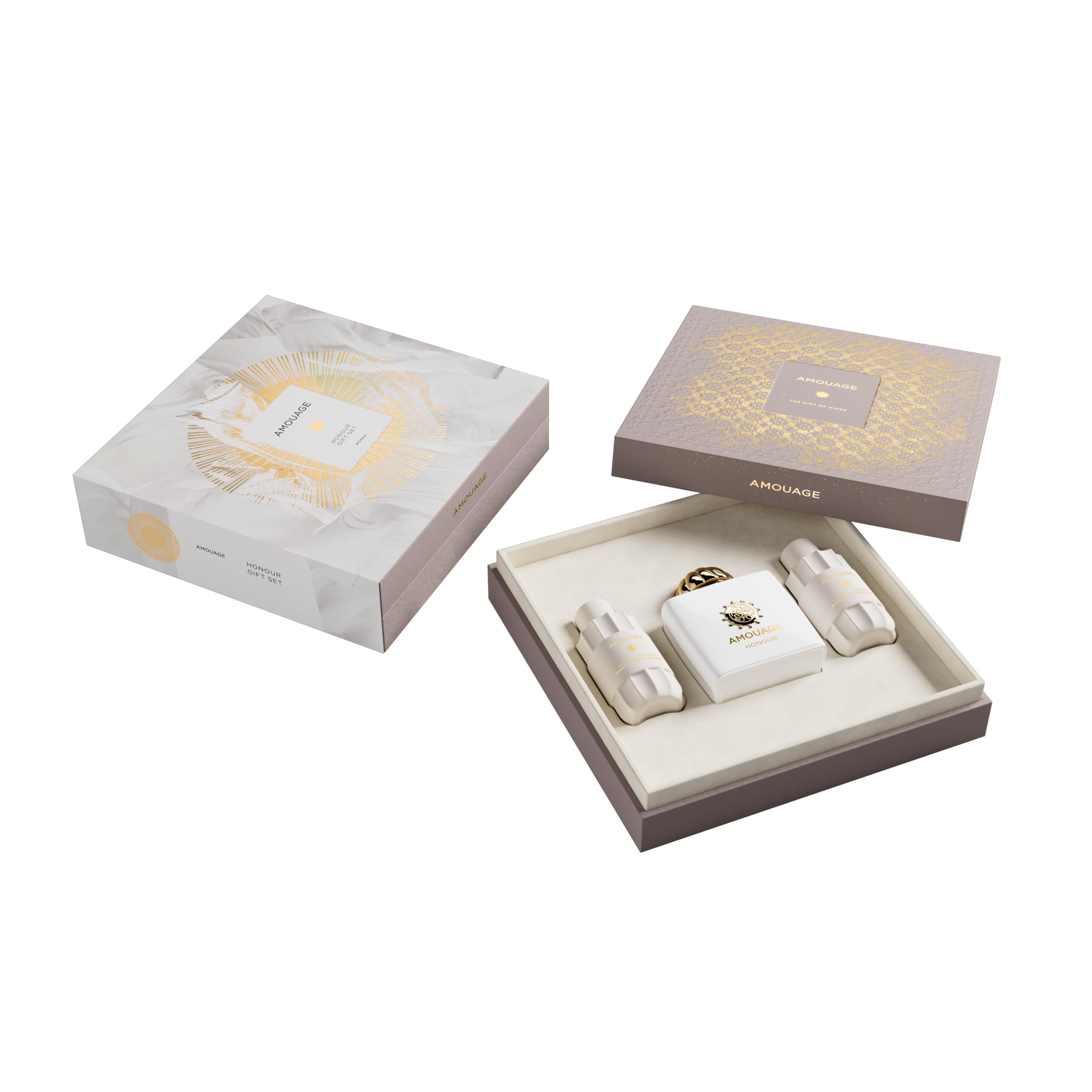 Amouage Honour Woman Eau de Parfum Gift Set - Luxury Perfume for Women, Elegant Floral Scent, Perfect for Special Occasions & Evening Events