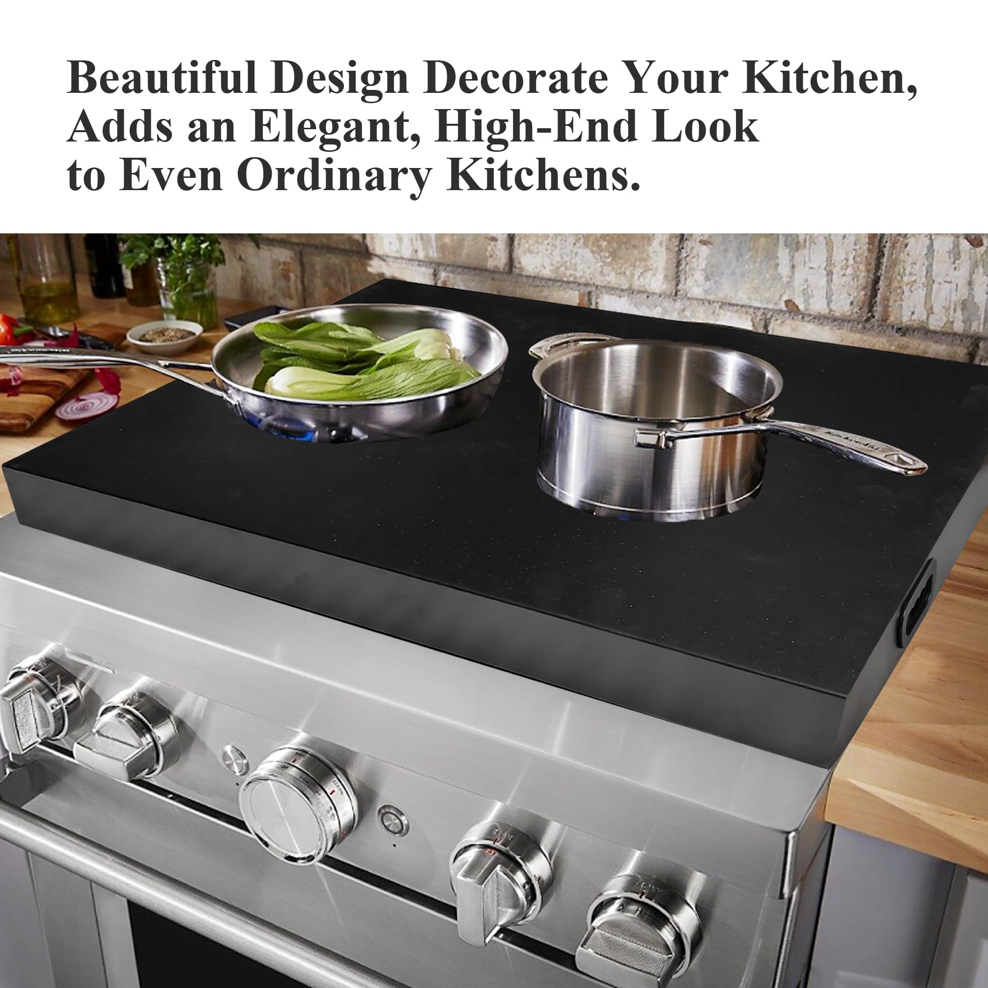 Premium Stainless Steel Gas Stove Cover - 30