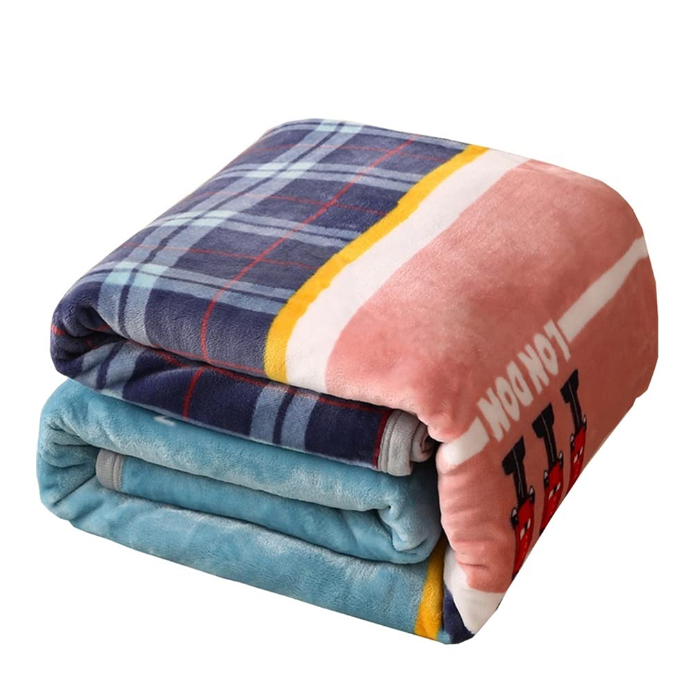 Premium Flannel Fleece Throw Blanket - Ultra Soft Lightweight & Warm All-Season Blanket for Couch, Sofa, Bed - Perfect for Women, Men & Kids (150x200cm) - Ideal for Lounging, Movie Nights & Cozy Home Decor