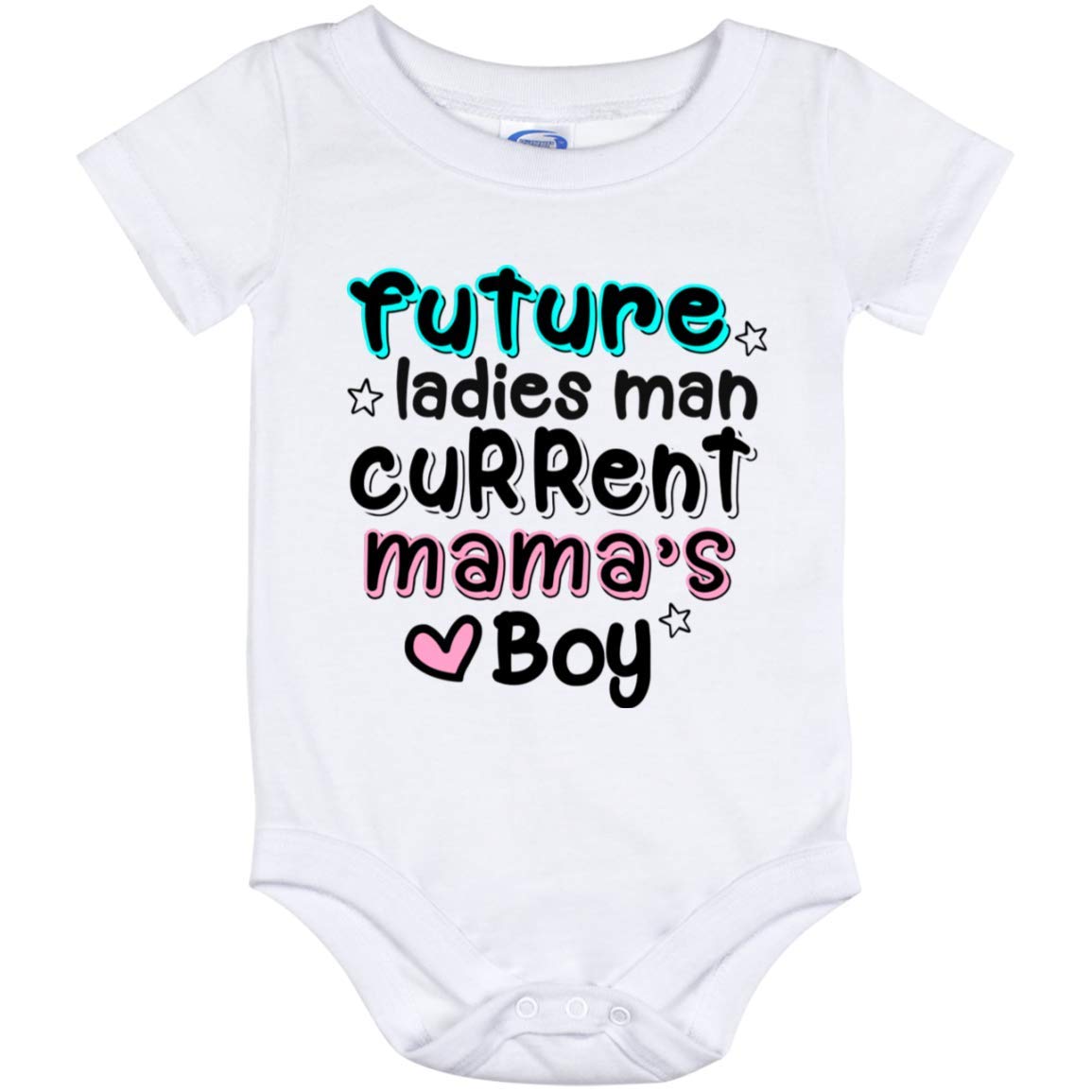 Future Ladies Man Current Mama’s Boy Baby Bodysuit - Cute Toddler Outfit & Newborn Jumpsuit for Boys | Perfect for Family Photos, Baby Showers & Everyday Playtime