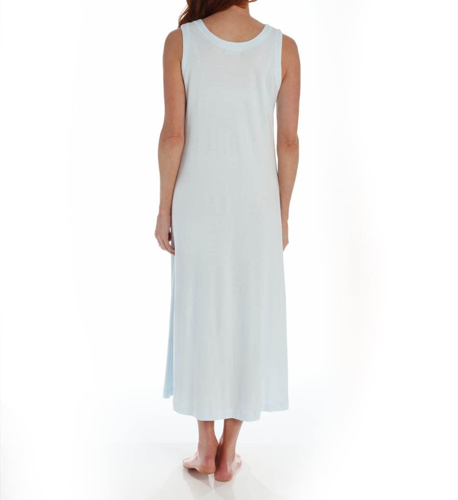 Women's Sleeveless Butterknits Nightgown - Soft & Comfortable Ankle-Length Sleepwear for Relaxing at Home or Traveling