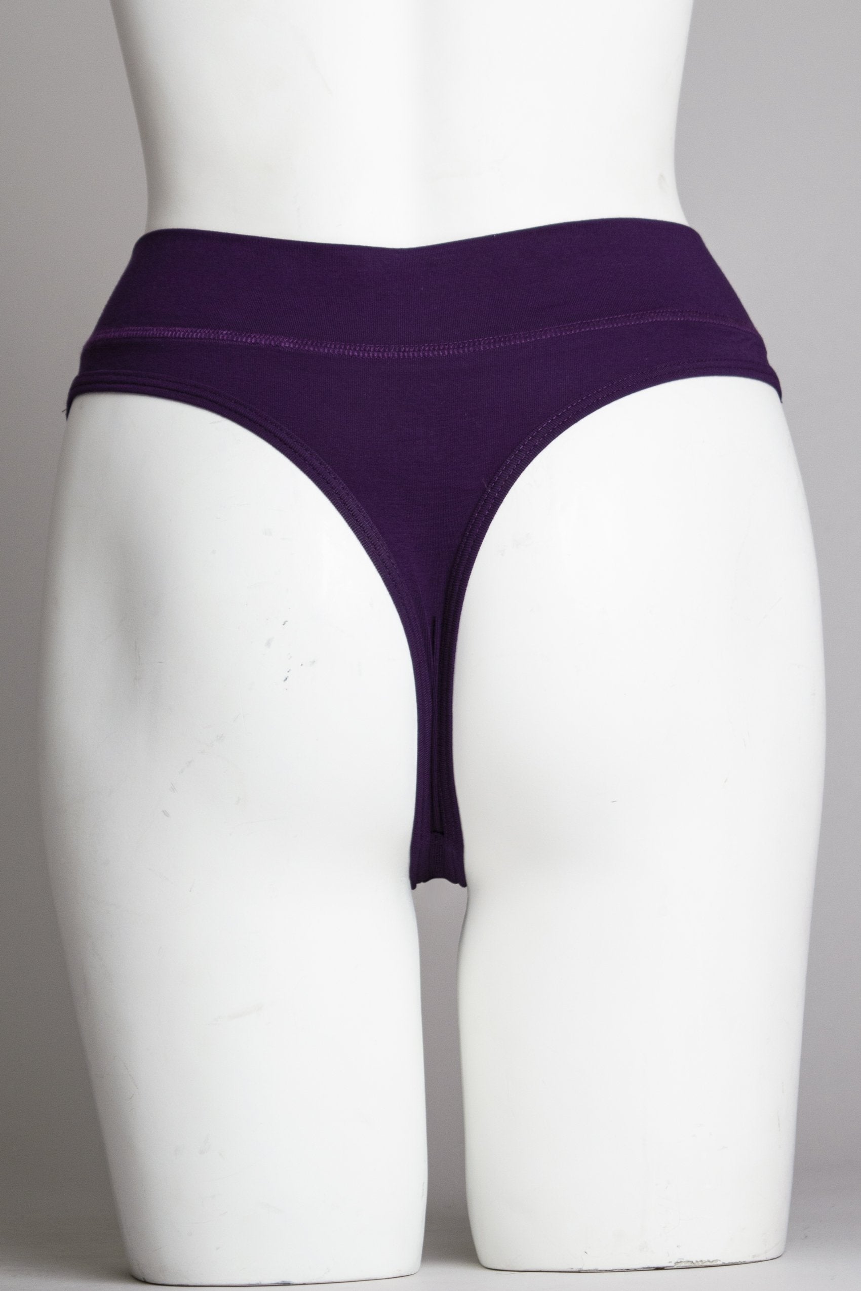 Royal Bamboo Thong - Soft & Comfortable Women's Underwear for Everyday Wear, Yoga, and Lounge