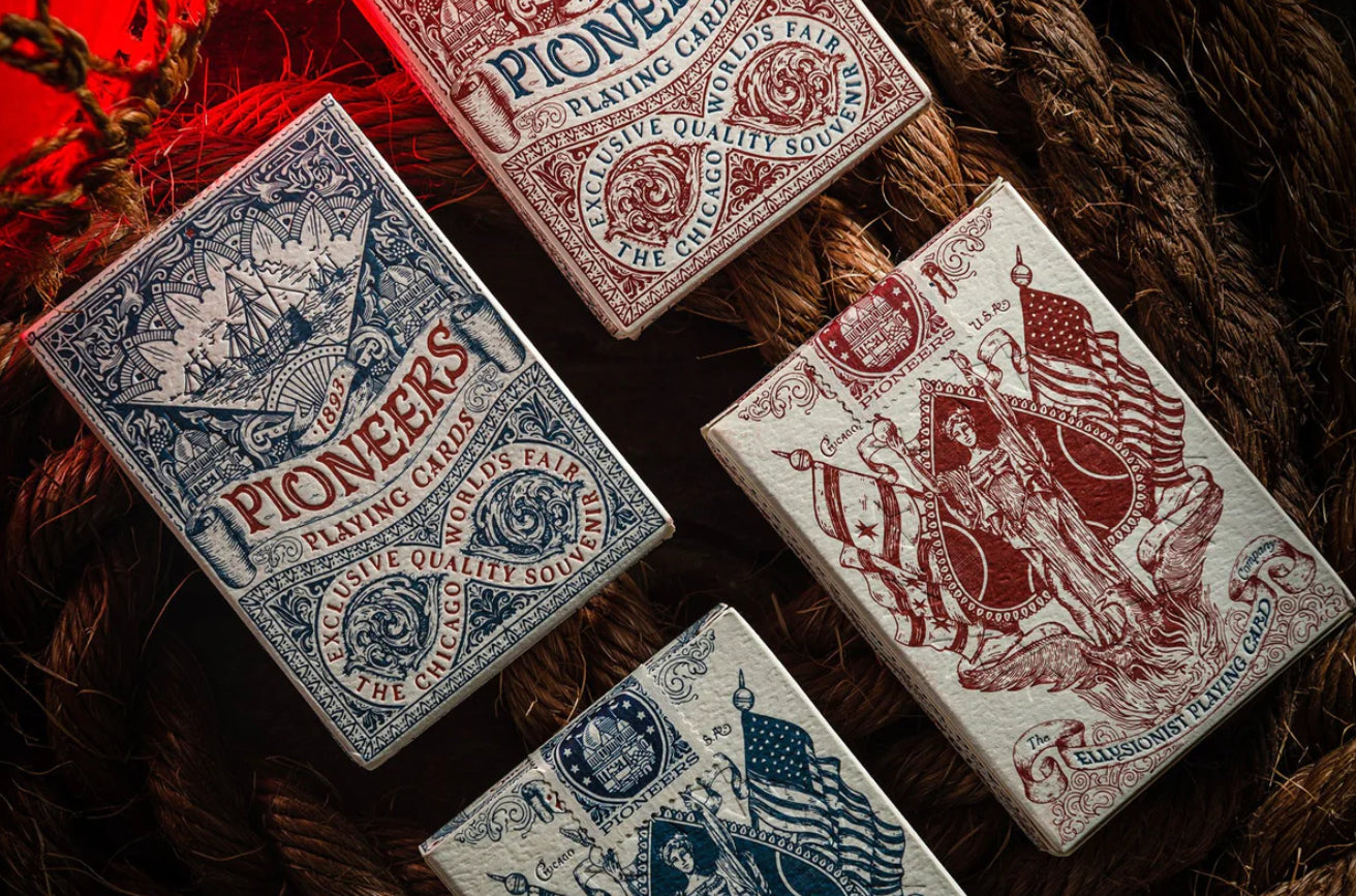 Pioneers Playing Cards - Premium Quality Poker Cards for Adults & Kids - Perfect for Poker Nights, Magic Tricks & Family Game Nights