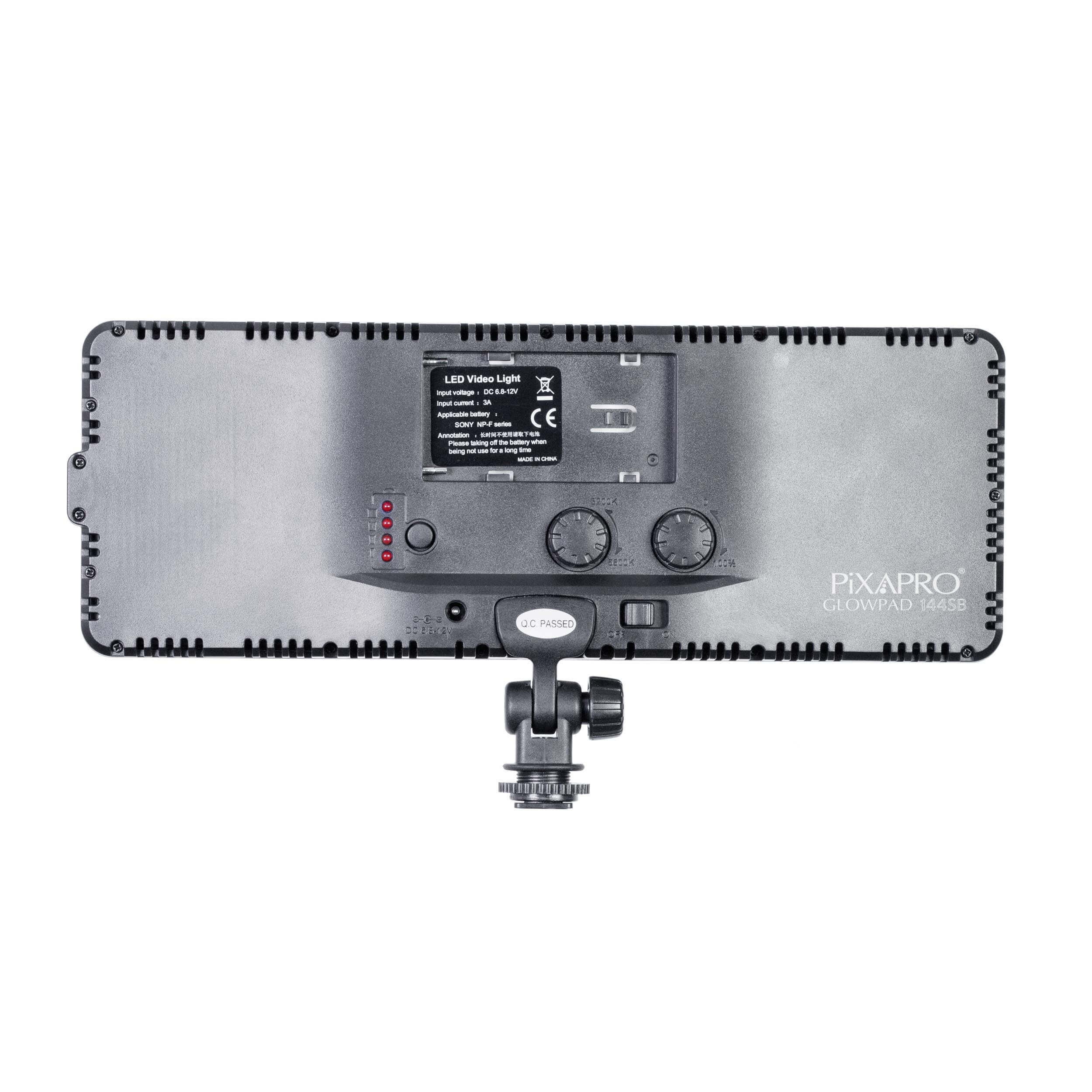Glowpad 144SB Flexi Arm & C Clamp Complete Panel Kit - Clearance Sale | Adjustable LED Light Mounting System for Photography, Videography & Studio Lighting