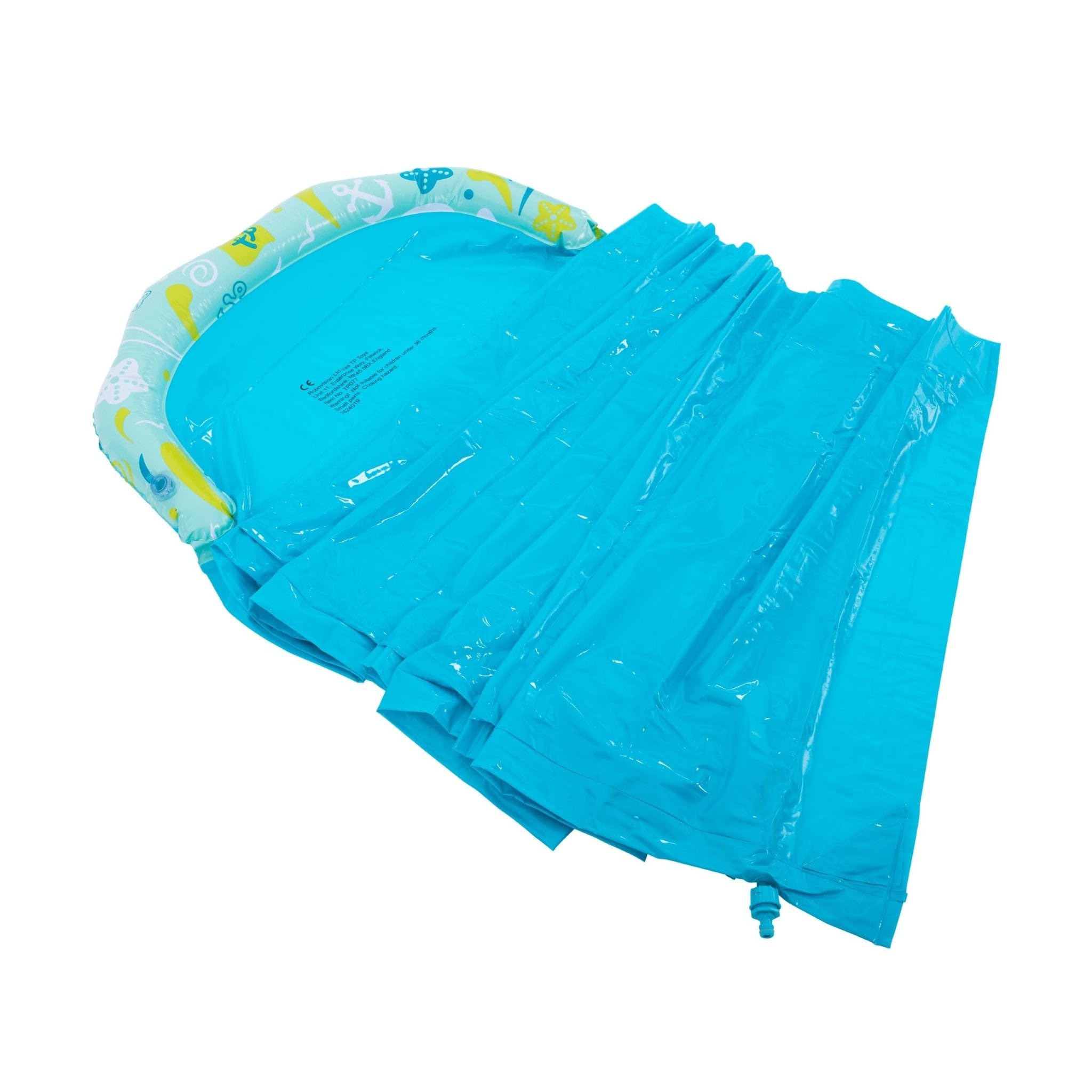 TP Toys 77 Aqua Slide - Blue Water Slide for Kids | Outdoor Garden Fun for Ages 3+ | 6x1 Meter