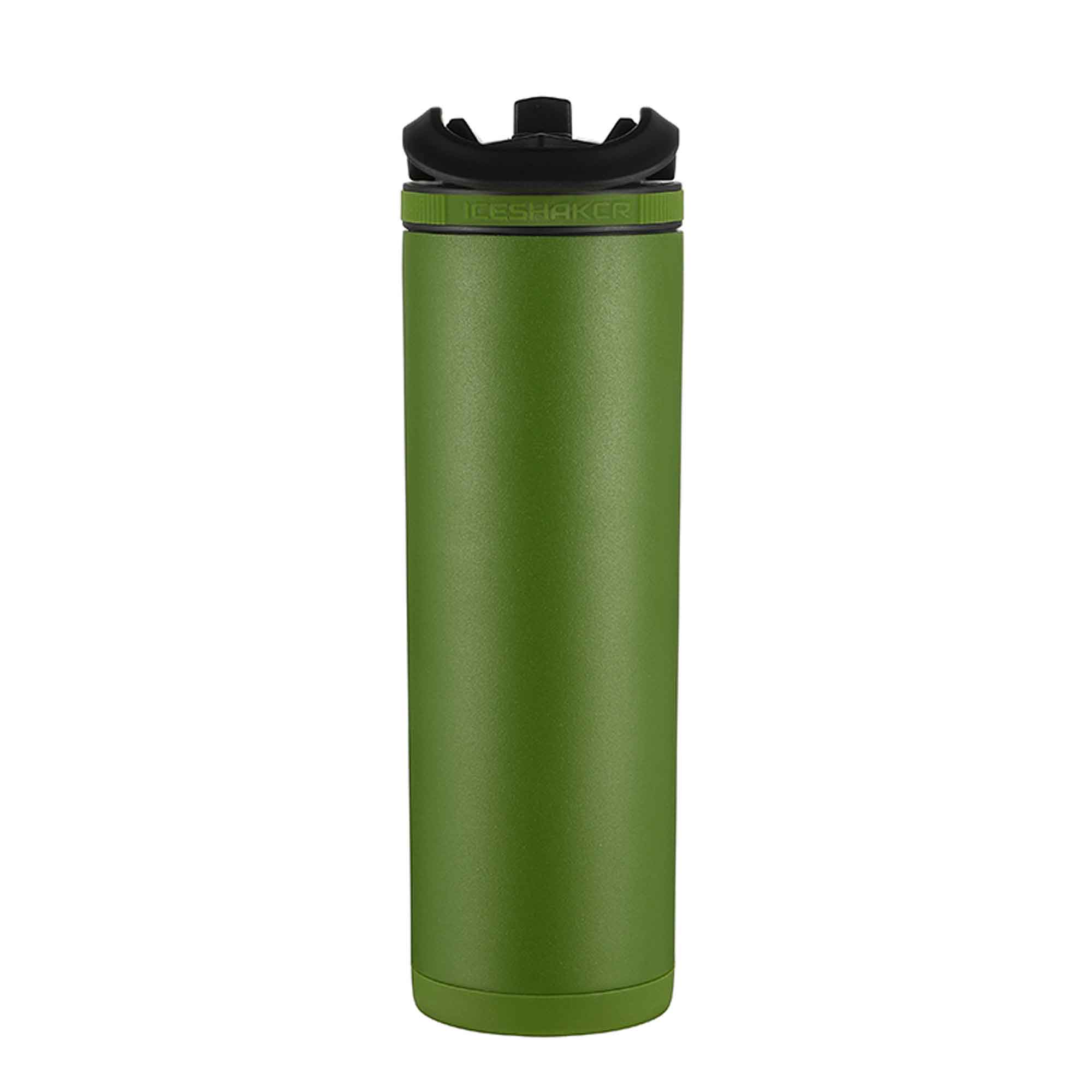 20oz Insulated Sports Water Bottle with Leak-Proof Lid - BPA Free, Durable & Eco-Friendly for Gym, Hiking & Outdoor Activities | Green