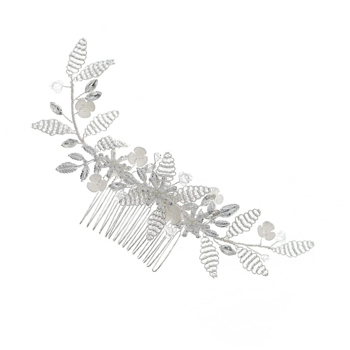 Minkissy Vintage Bridal Hair Comb with Rhinestones & Crystal Beads – Elegant Wedding Hair Accessories for Brides, Mothers & Bridesmaids – Perfect for Weddings, Proms & Special Occasions