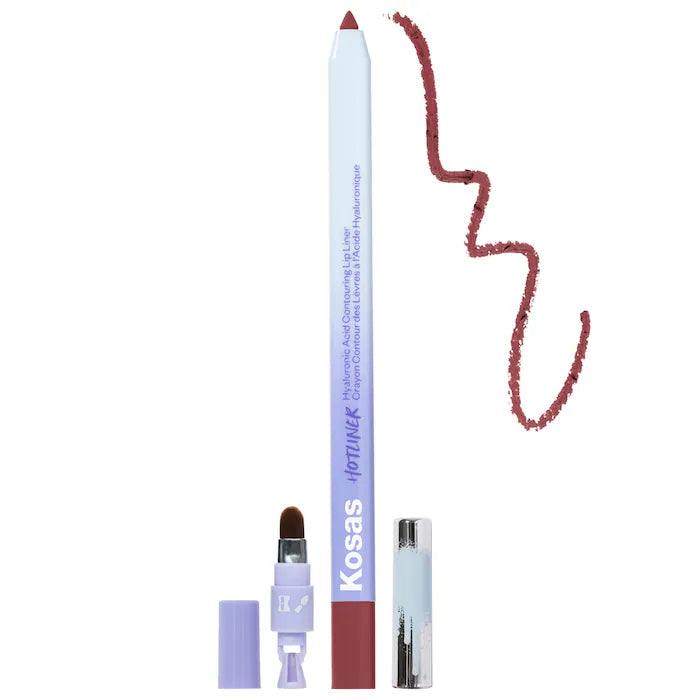 Kosas Hotliner™ Hyaluronic Acid Lip Liner - Long-Lasting, Hydrating Lip Pencil for Smooth Lines & Plump Lips | Perfect for Everyday Wear, Special Occasions & Makeup Looks
