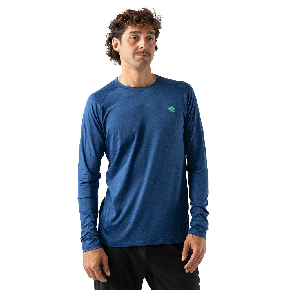 Men's Long Sleeve Rabbit Print T-Shirt - Soft Cotton Casual Tee for Everyday Wear | Perfect for Streetwear, Lounge & Outdoor Activities