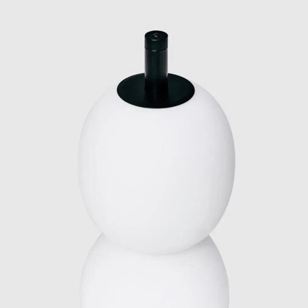 Modern White Multi-Ball Stacked Floor Lamp - Stylish LED Lighting for Living Room, Bedroom & Office Decor