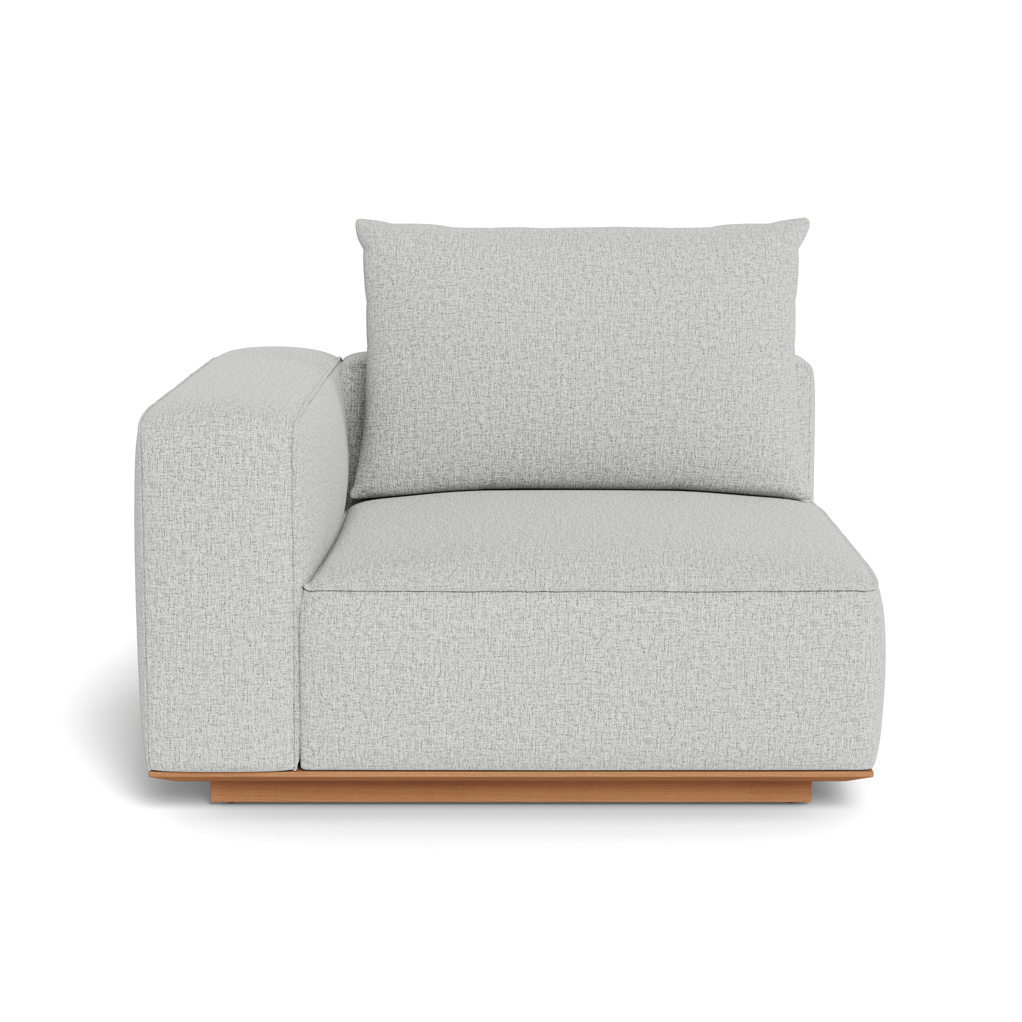 Santorini Outdoor Corner Left Sectional Sofa Set - Waterproof Wicker Patio Furniture for Garden, Poolside, Backyard & Balcony - Comfortable All-Weather Lounge Seating
