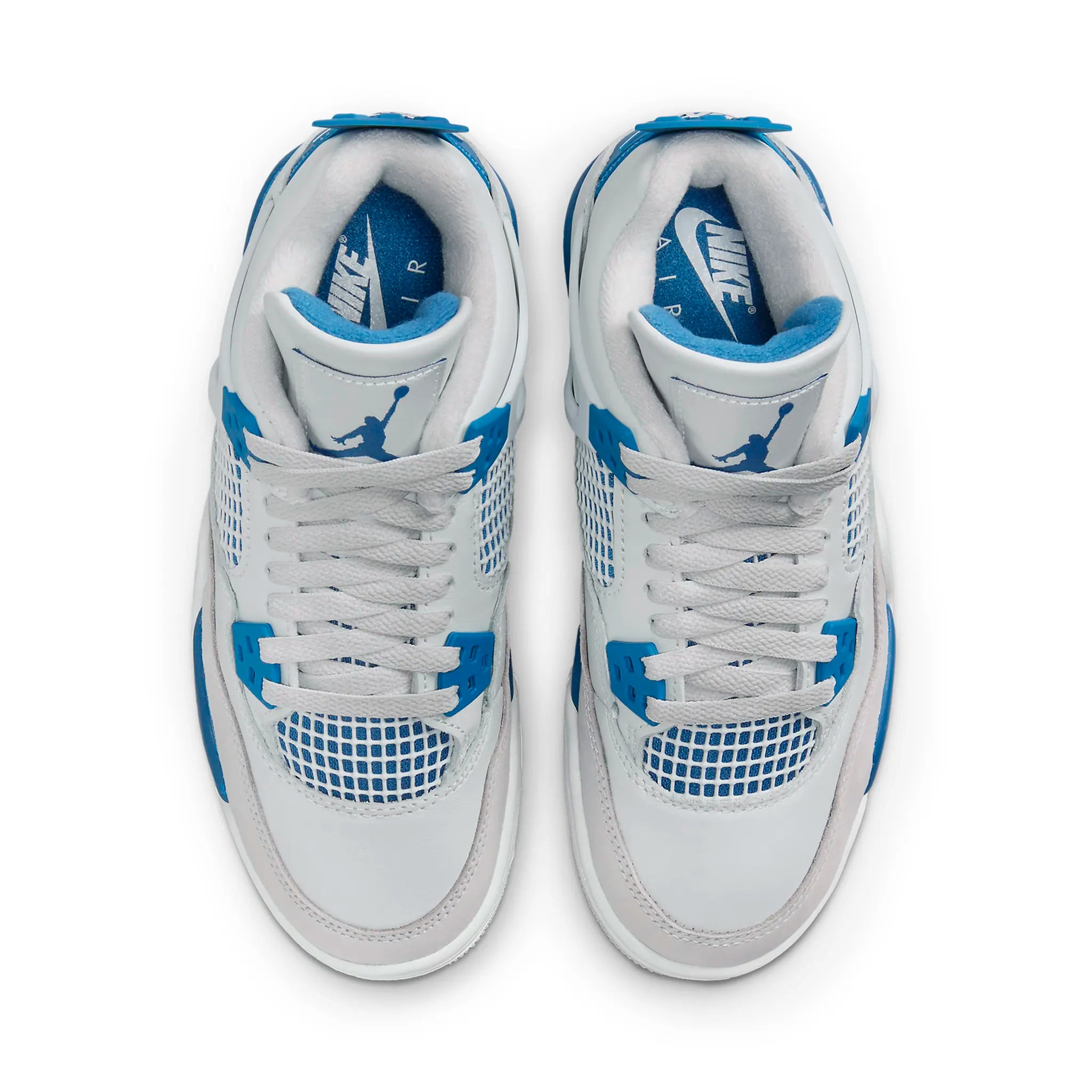 Air Jordan 4 Retro Military Blue (GS) - Kids' Basketball Shoes for Boys & Girls | Perfect for Court Play, Streetwear & Sneaker Collection