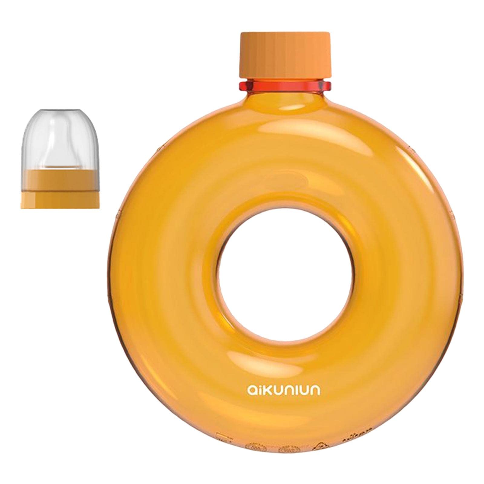 SunniMix 350ml Insulated Travel Water Bottle - Leak Proof, Heat Resistant Orange Sports Bottle for Gym, Running, Hiking & Outdoor Activities | BPA Free Hydration for Fitness & Daily Use