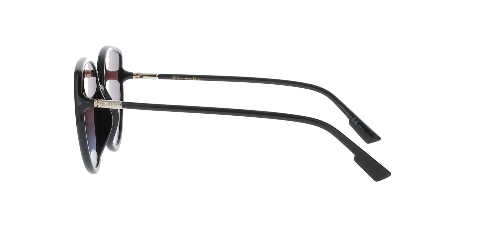 Dior Cat Eye Black Sunglasses for Women - Stylish UV Protection Shades for Fashion, Beach & Outdoor Activities